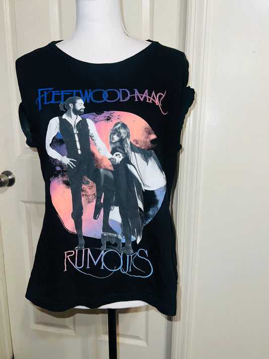 Fleetwood Mac Oversized Distressed Tee