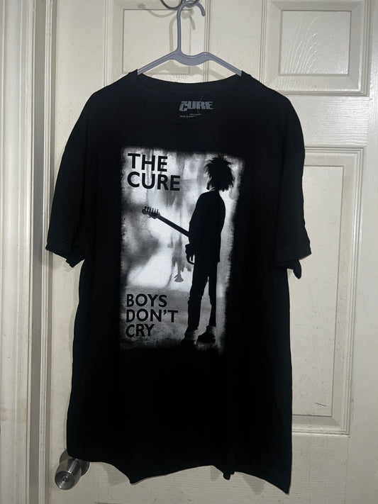 The Cure Boys Don’t Cry Oversized Distressed Tee