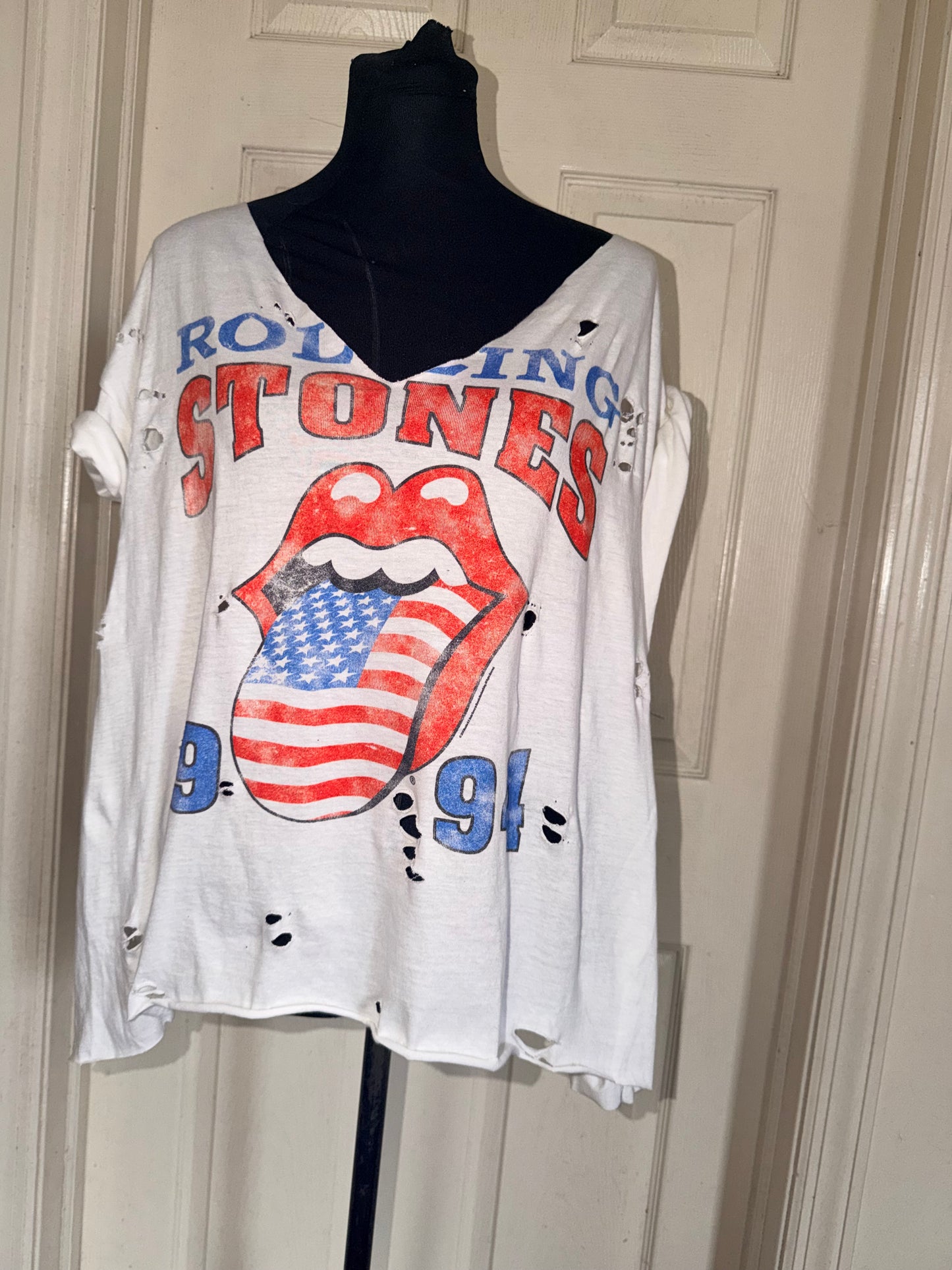 The Rolling Stones Open Back Bow Tee (as is)