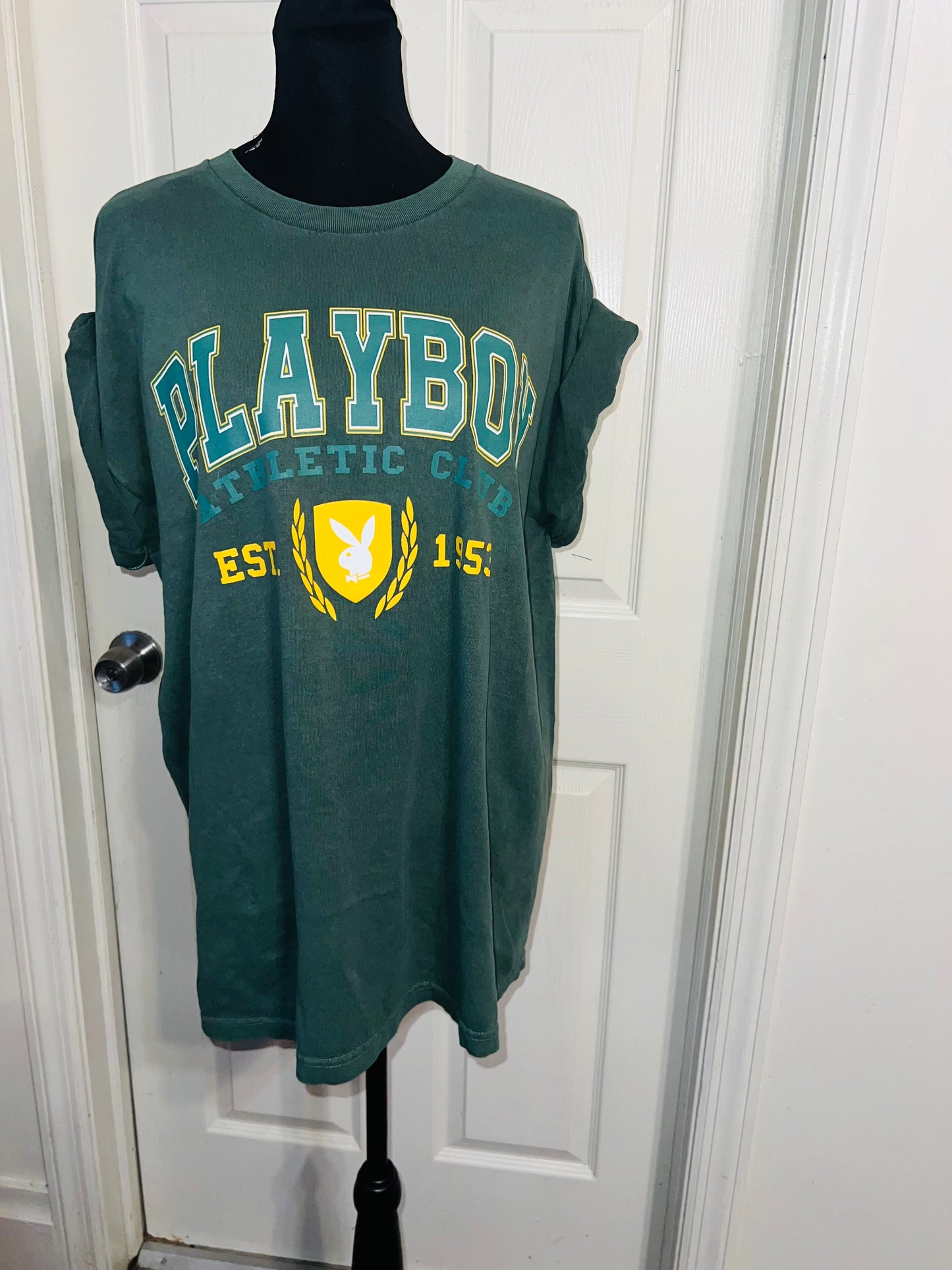 Playboy Oversized Distressed Tee