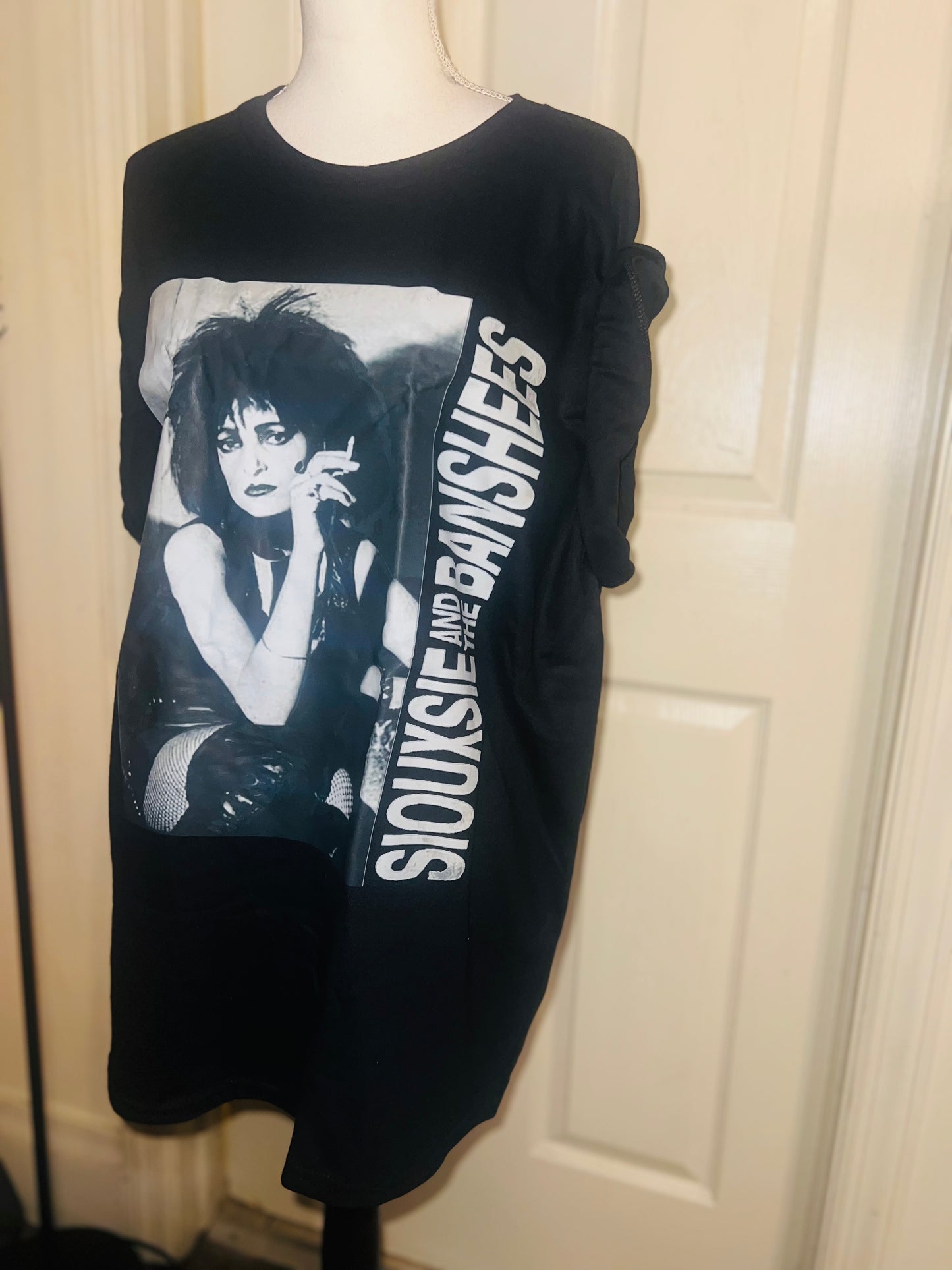 Siouxsie and the Banshees Oversized Distressed Tee