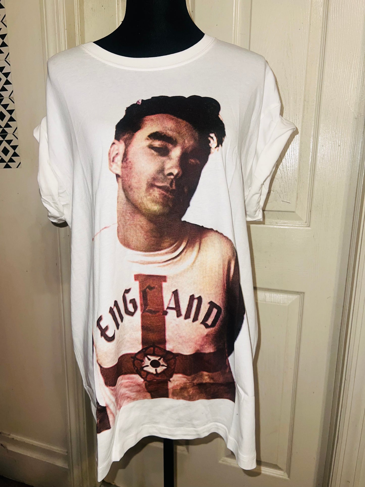 Morrissey Oversized Distressed Tee