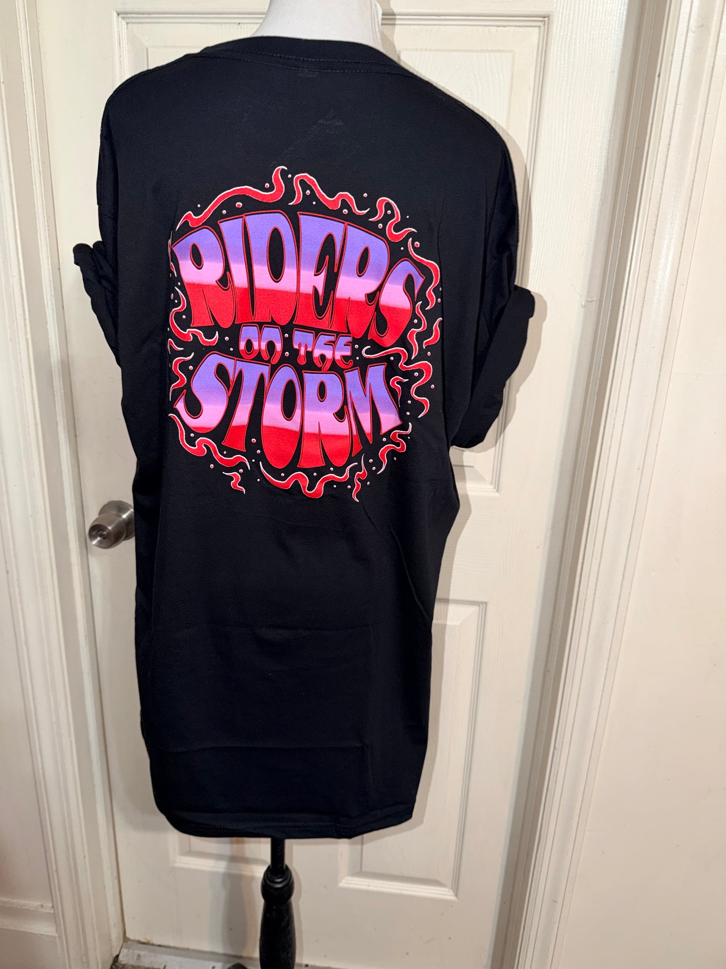 The Doors Double Sided Oversized Distressed Tee