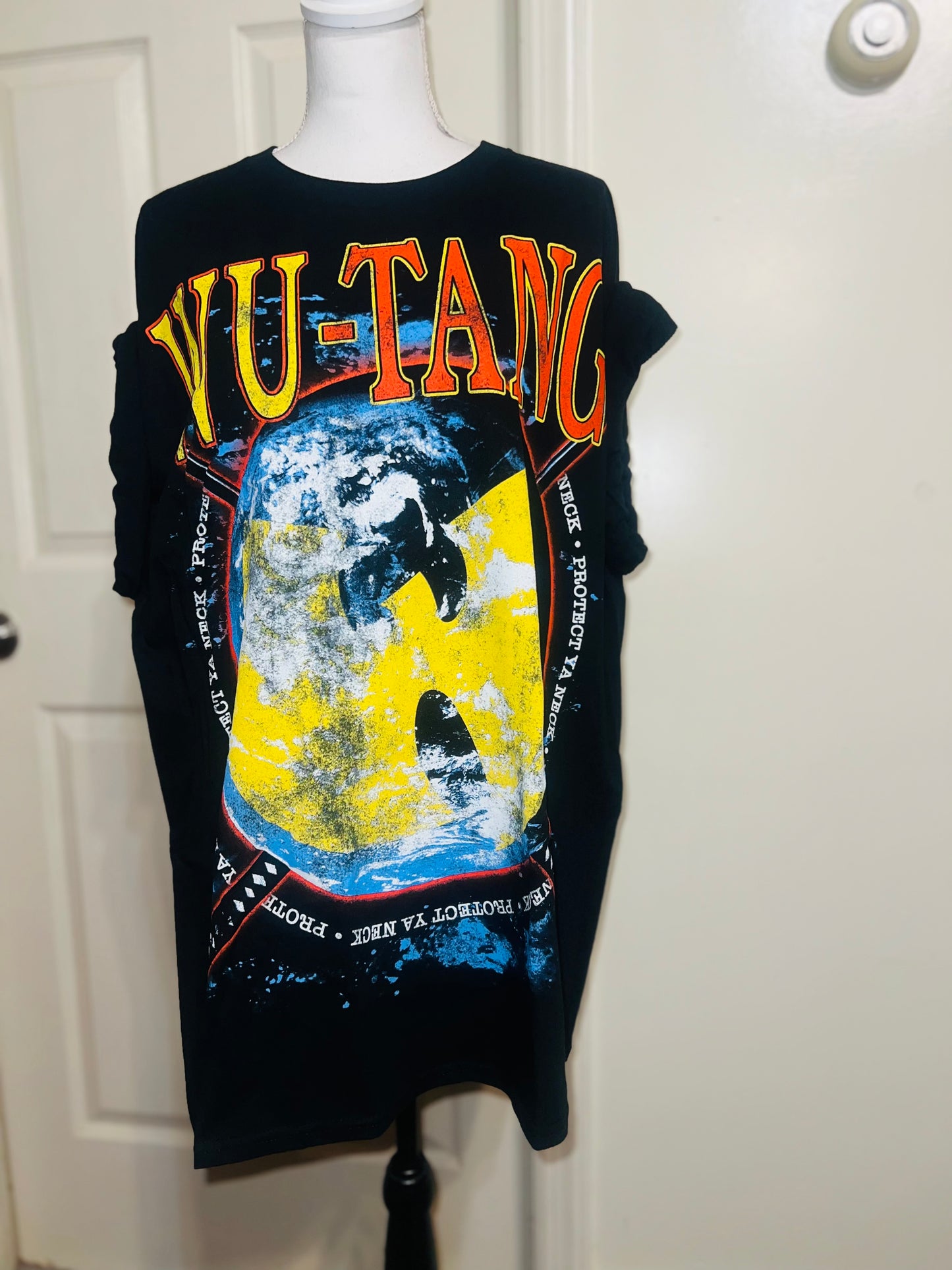 Wu-Tang Clan Oversized Distressed Tee