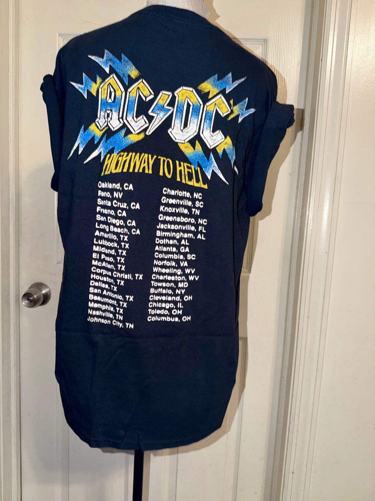 AC/DC Double Sided Oversized Tee