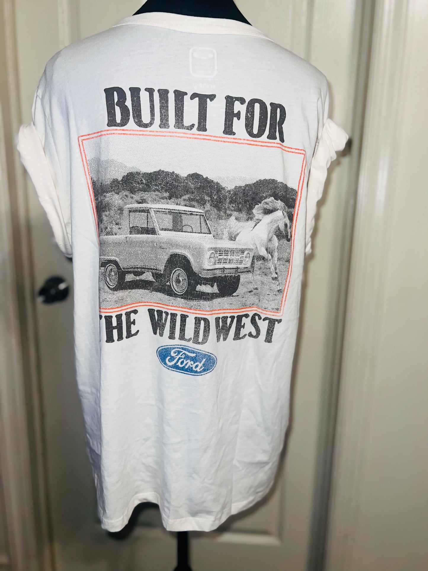 Ford Bronco Wild West Double Sided Distressed Tee