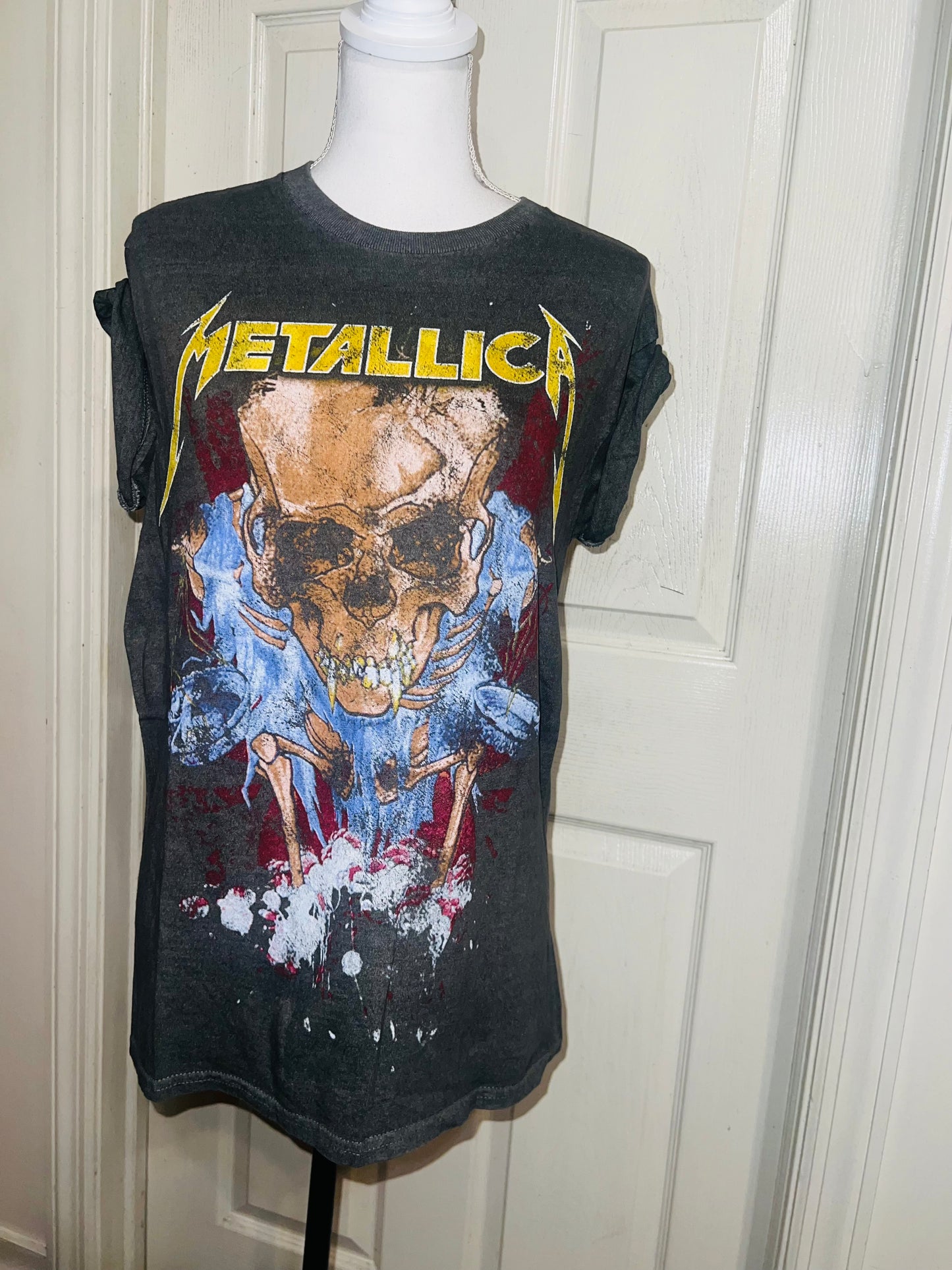 Metallica Oversized Distressed Tee