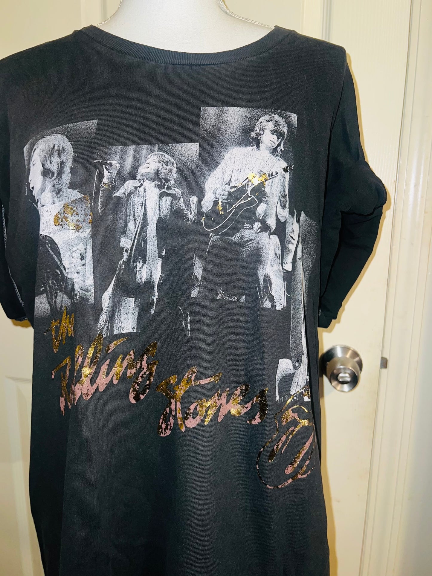 The Rolling Stones Oversized Distressed Tee