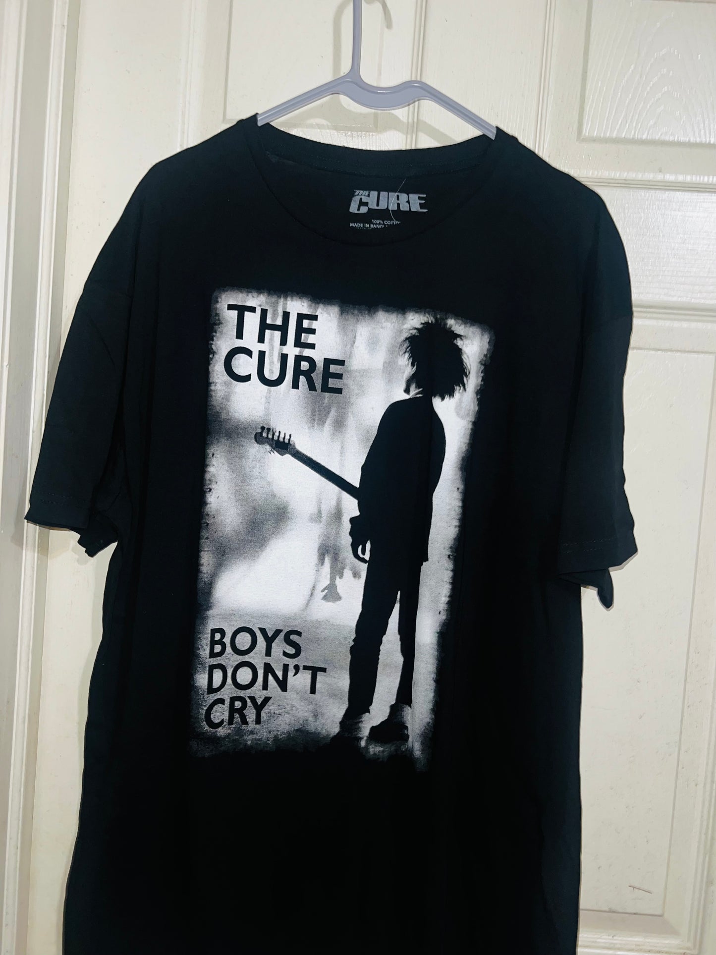 The Cure Boys Don’t Cry Oversized Distressed Tee