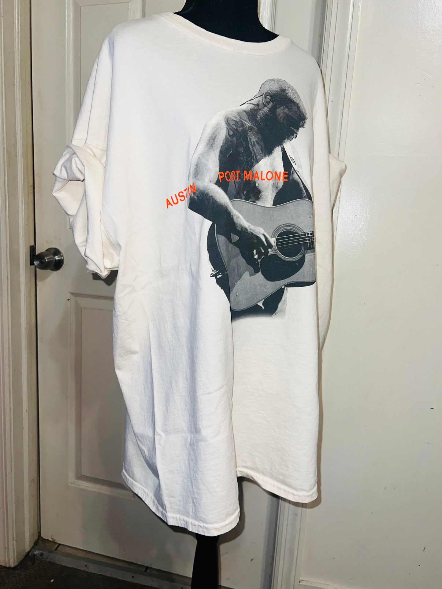 Post Malone Oversized Distressed Tee