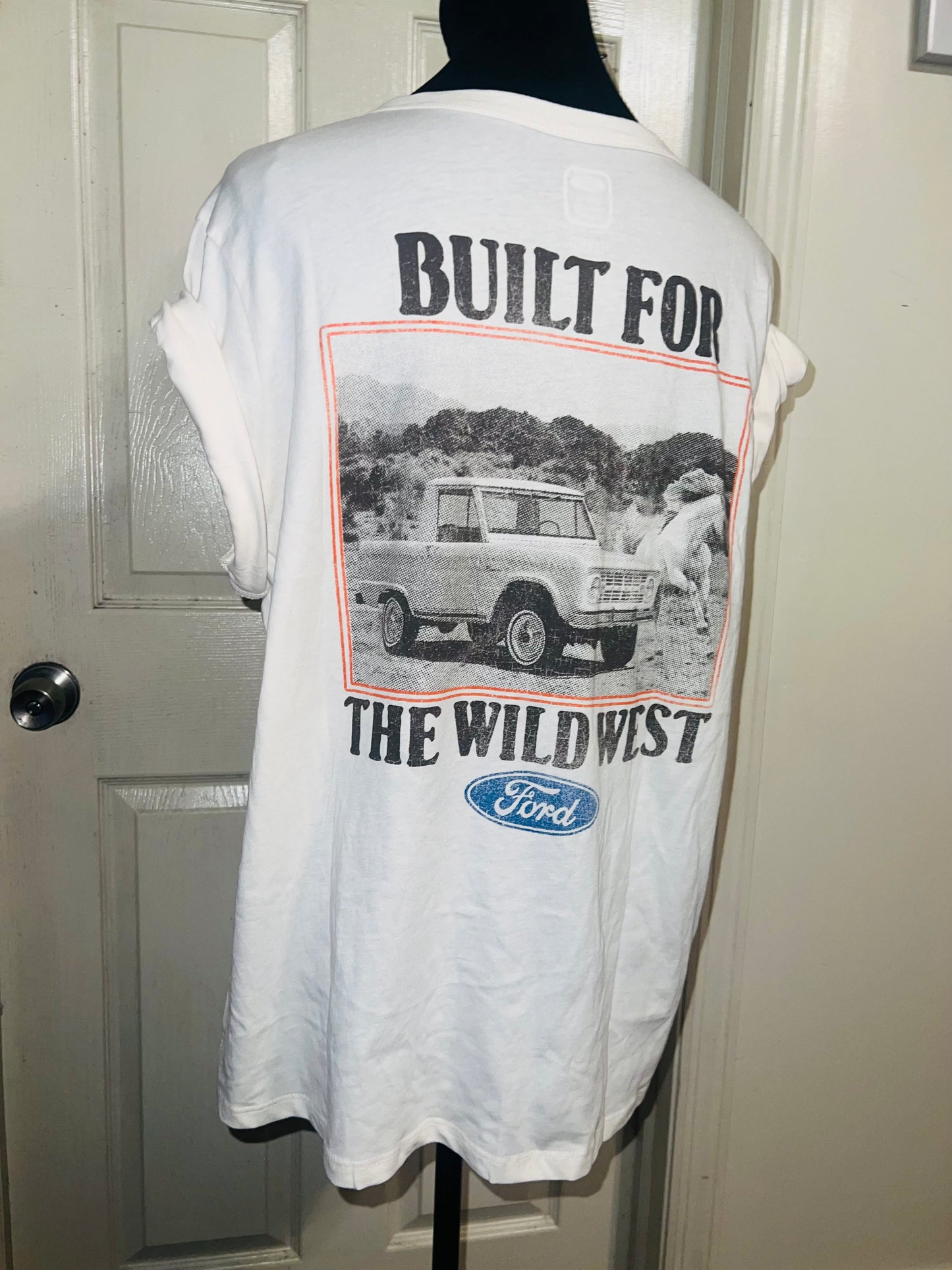 Ford Bronco Wild West Double Sided Distressed Tee