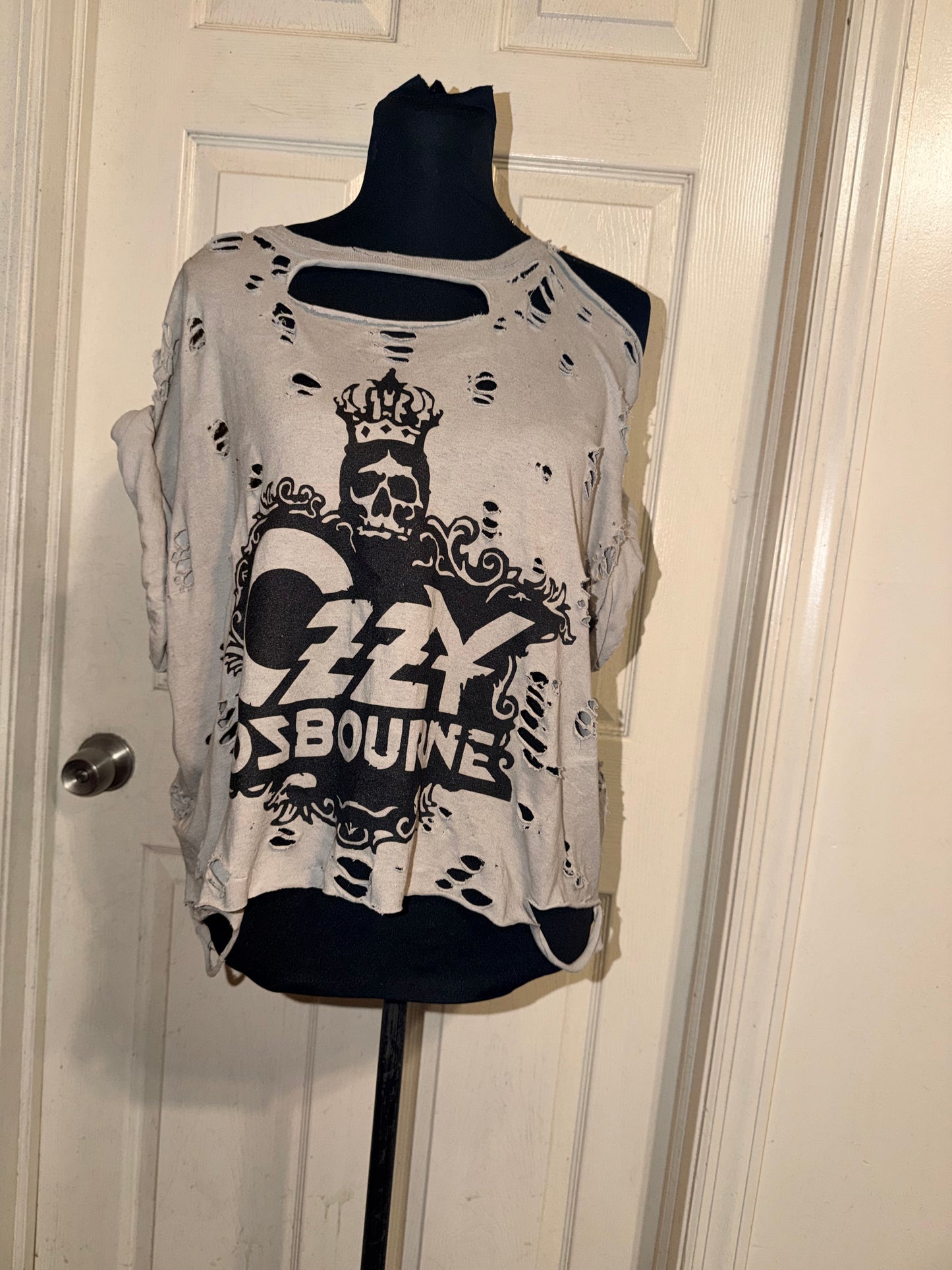Ozzy Osbourne Oversized Distressed Tee (As Is)
