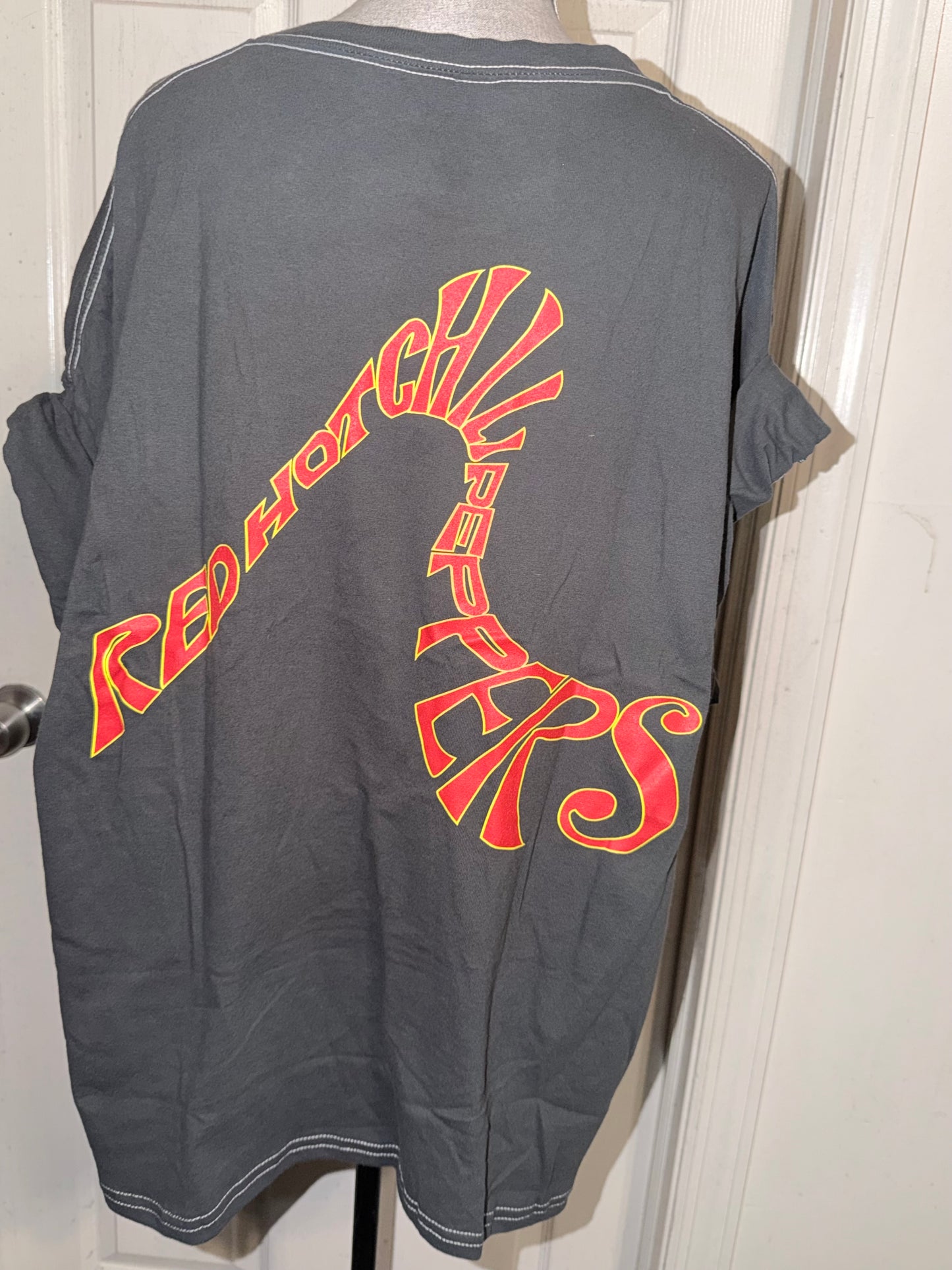 Red Hot Chili Peppers Oversized Distressed Tee