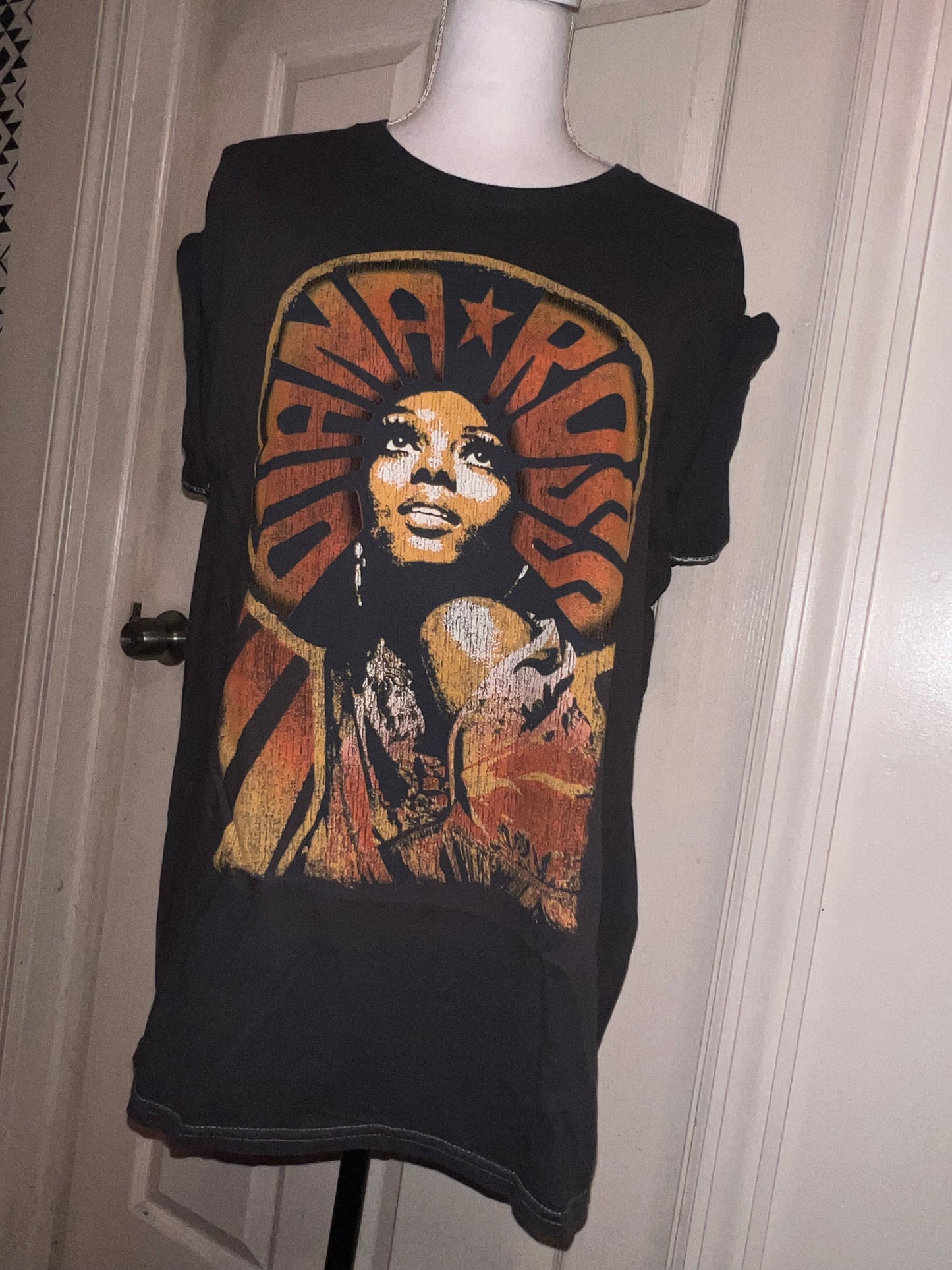 Diana Ross Oversized Distressed T-Shirt