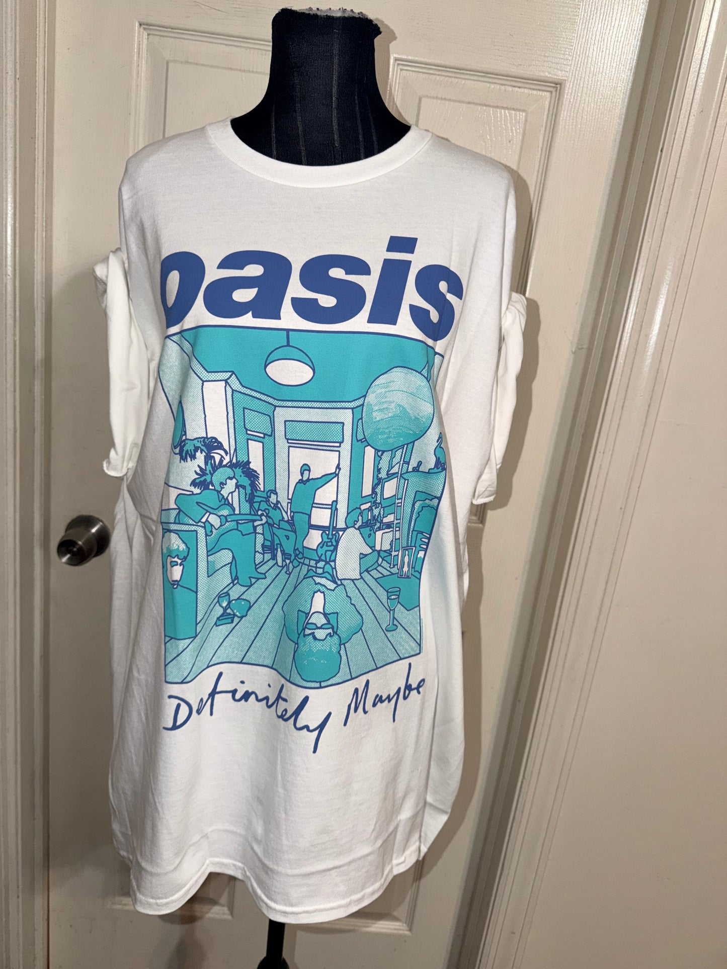 Oasis Oversized Distressed Tee