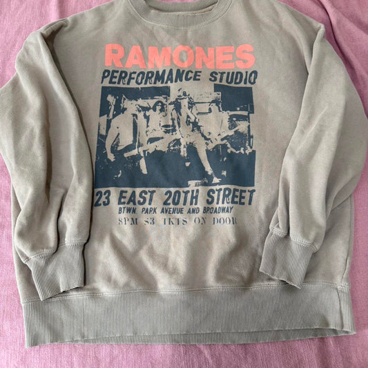 Ramones Oversized Distressed Tee