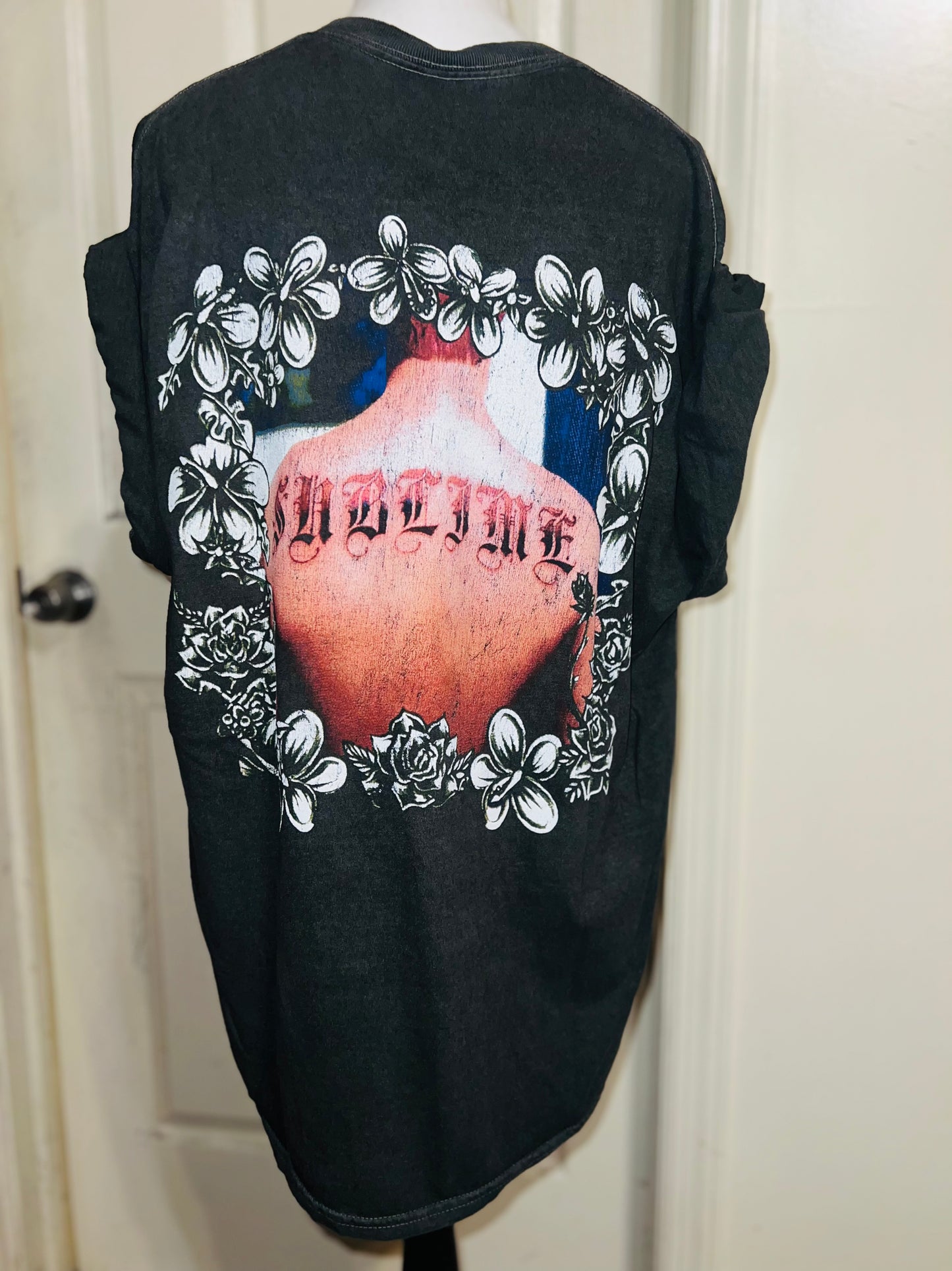 Sublime Double Sided Oversized Distressed Tee