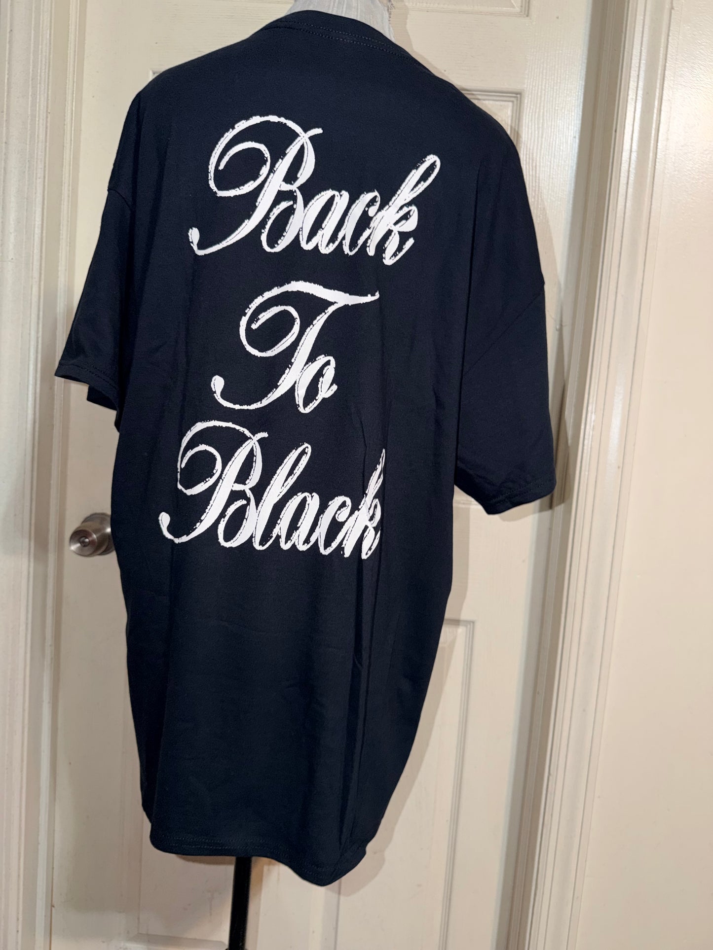 Amy Winehouse Double Sided Oversized Distressed Tee