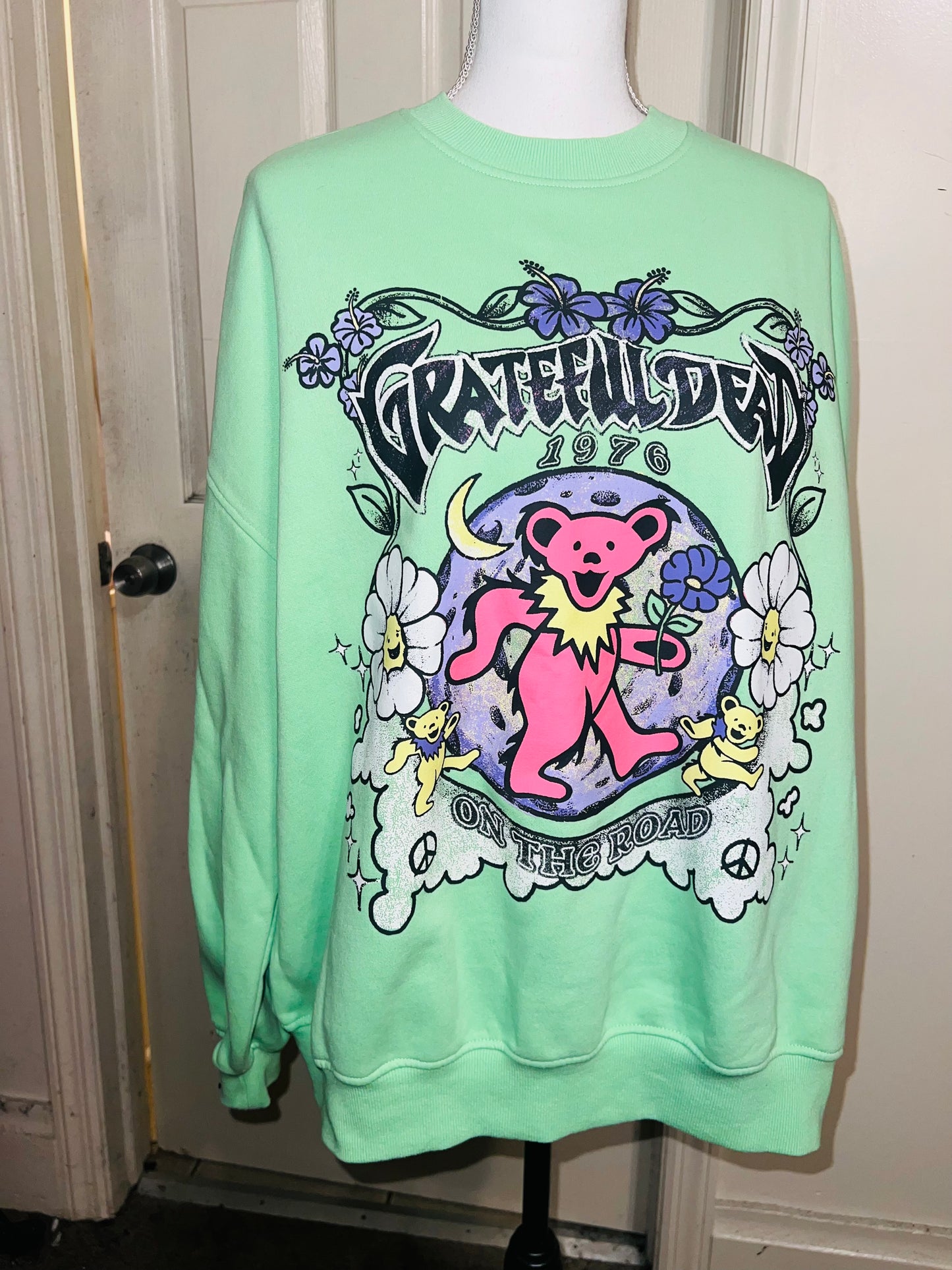 Grateful Dead Oversized Distressed Sweatshirt