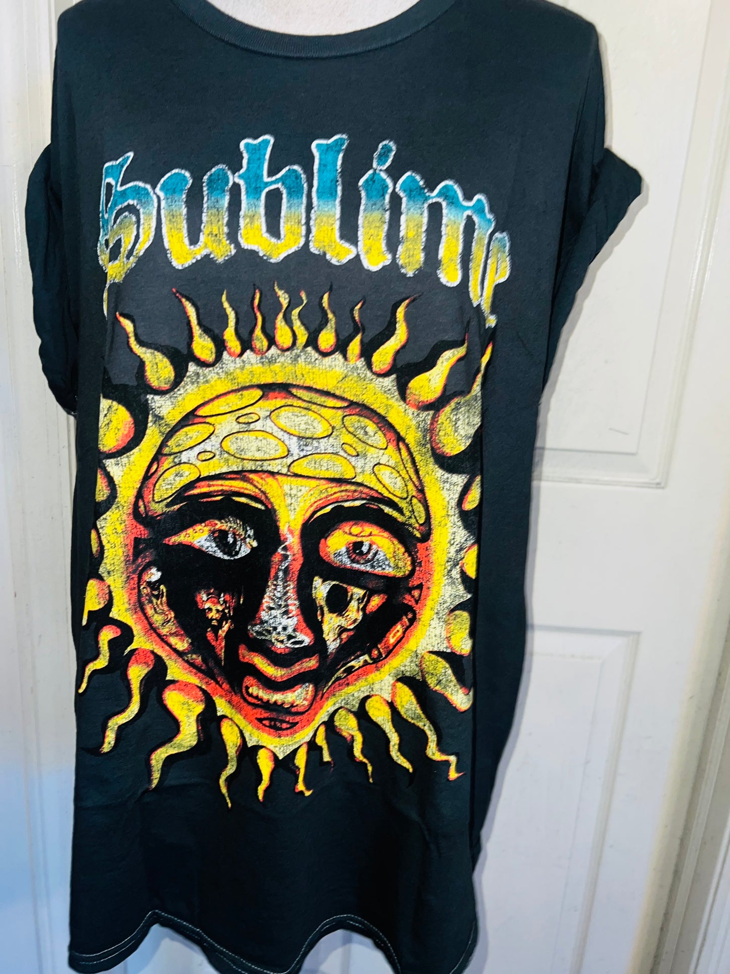 Sublime Double Sided Oversized Distressed Tee