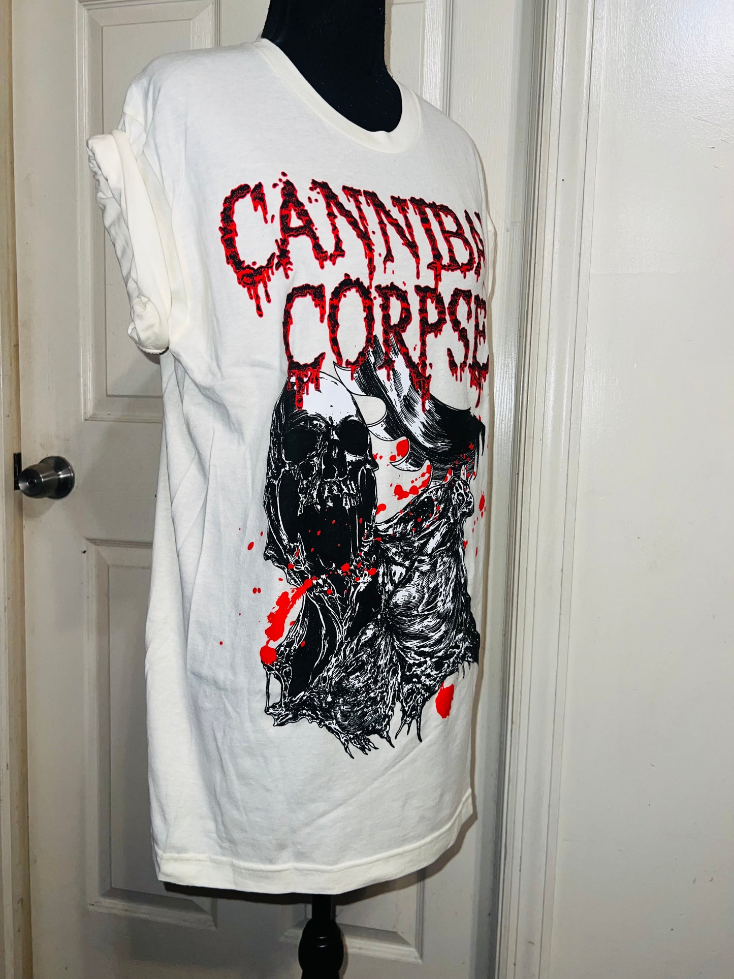 Cannibal Corpse Oversized Distressed Tee