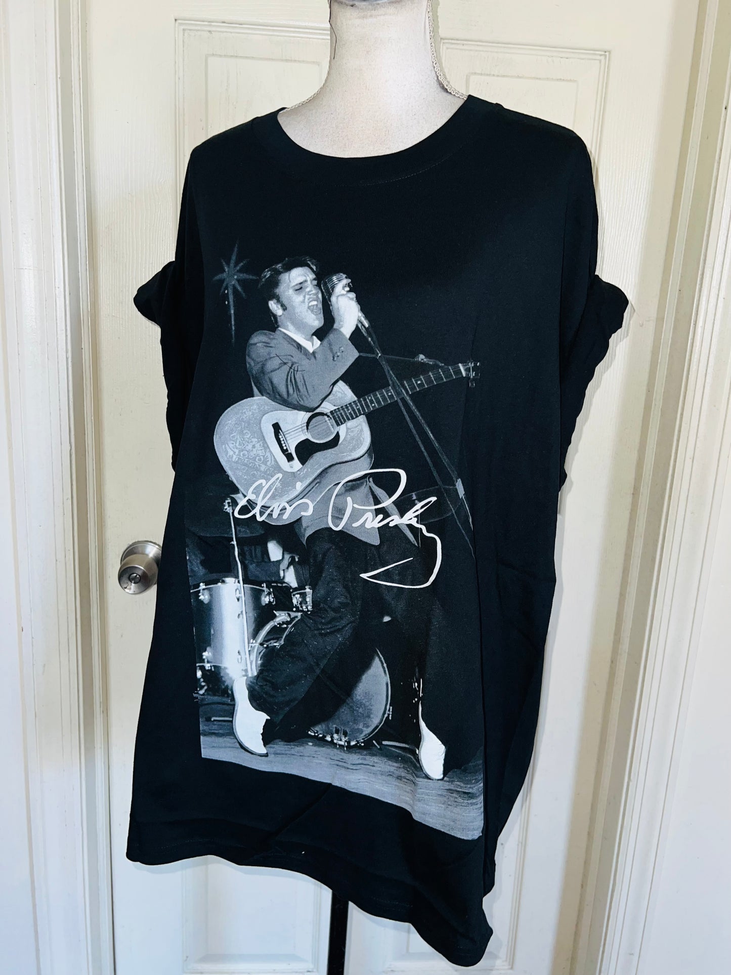 Elvis Presley Oversized Distressed Tee