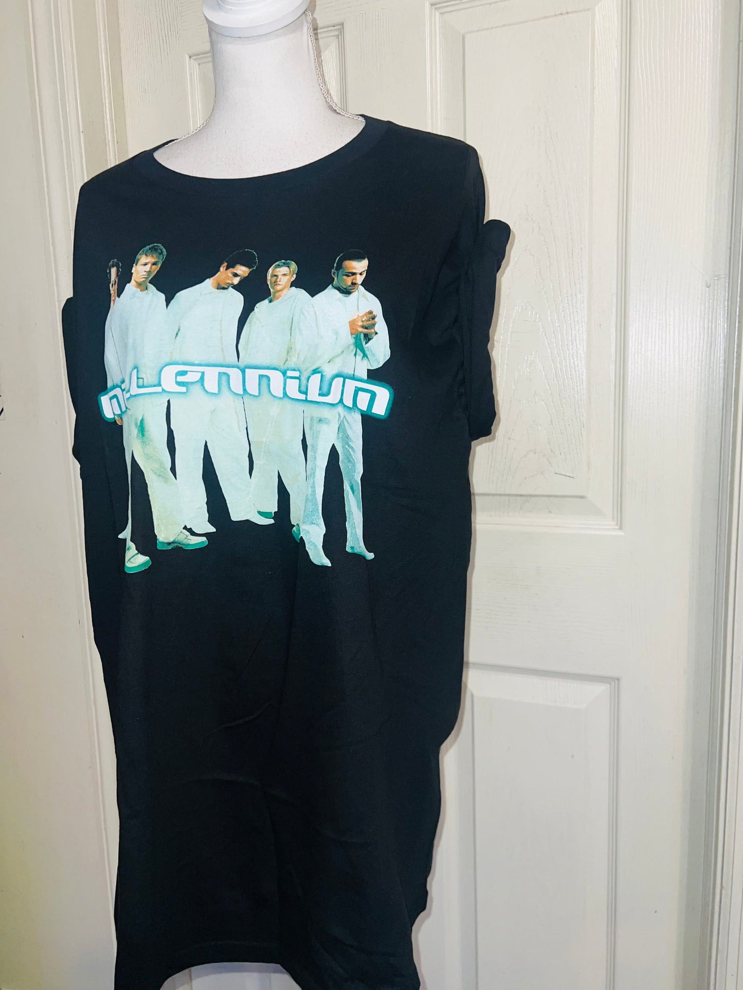 Backstreet Boys Oversized Distressed Tee