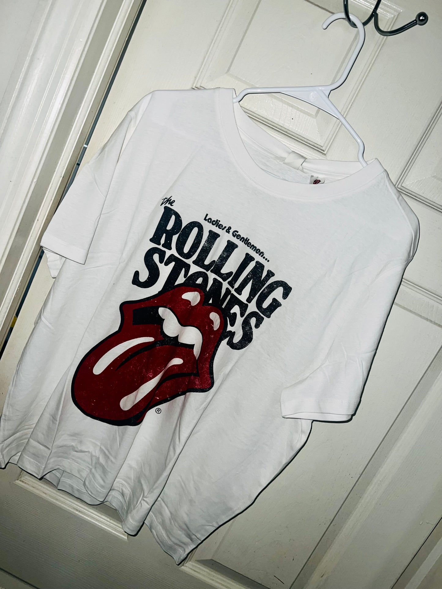 The Rolling Stones White Oversized Tee