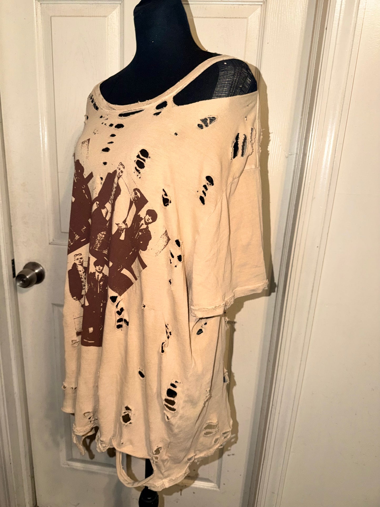 Blondie Double Sided Oversized Distressed Tee (as is)