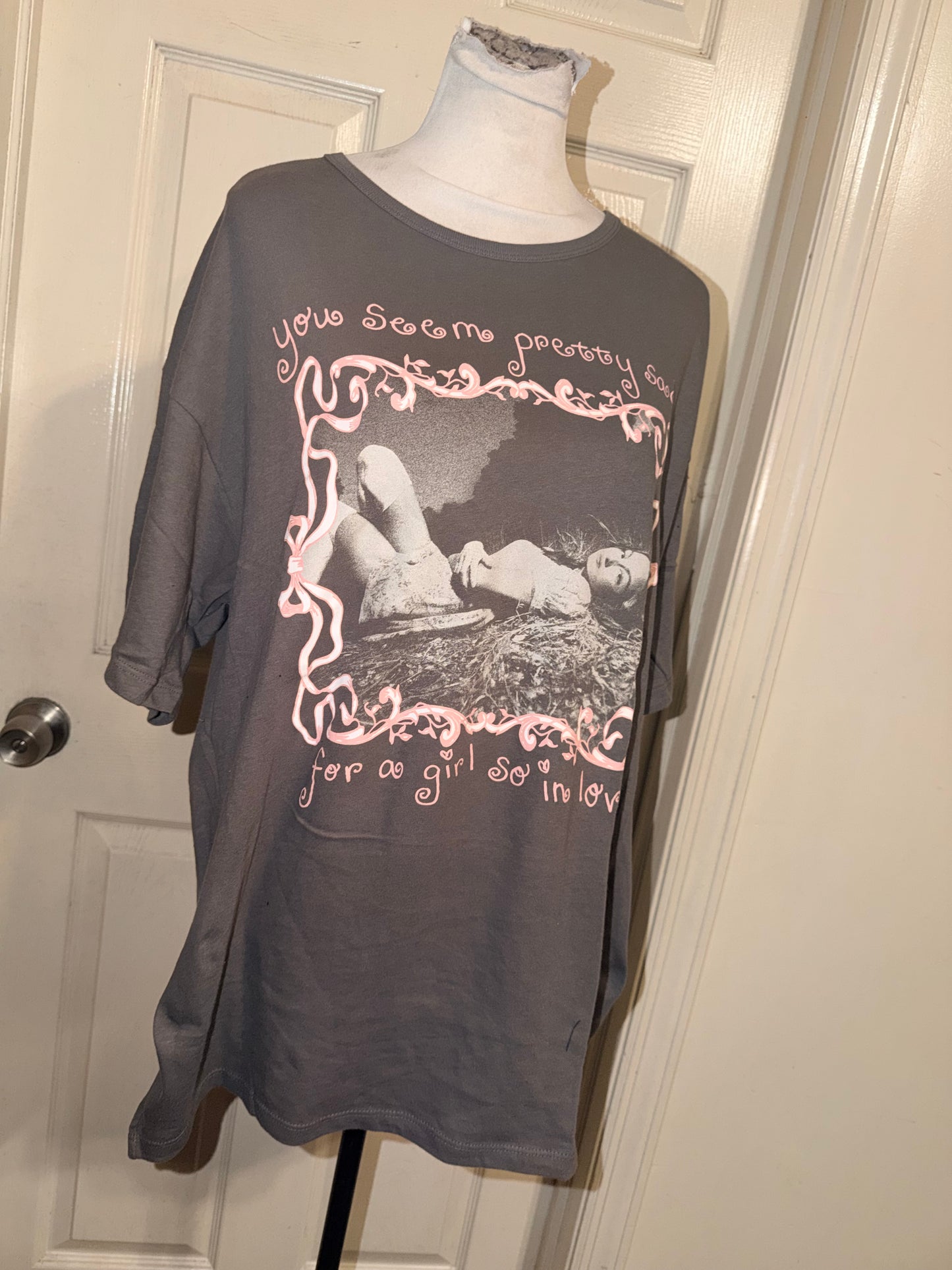 Olivia Rodrigo Oversized Distressed Tee