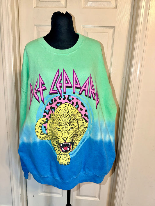 Def Leppard Oversized Sweatshirt