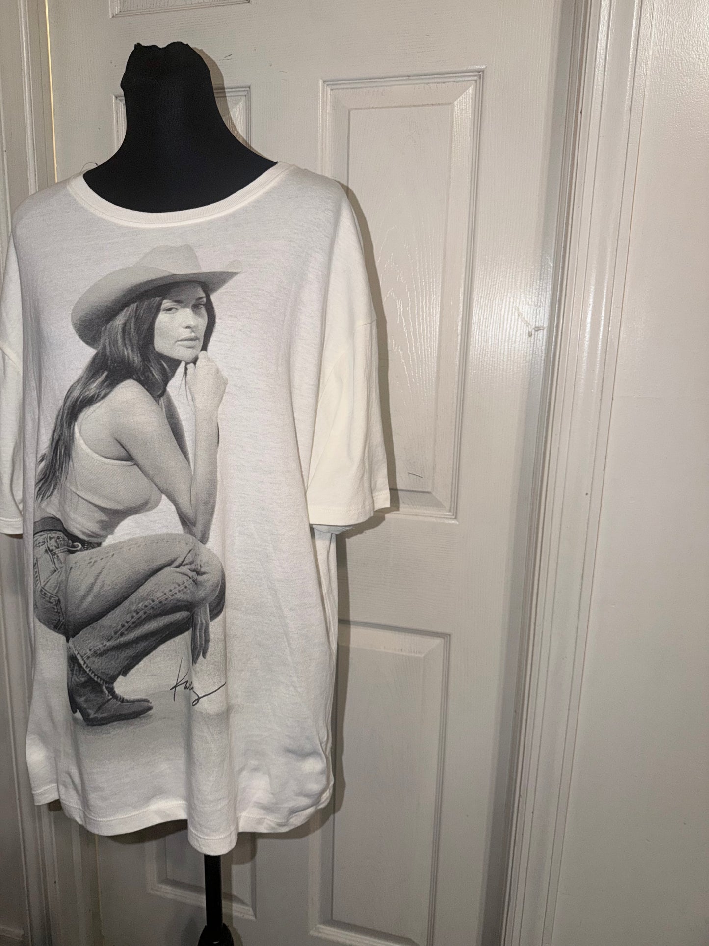 Kasey Musgraves Oversized Distressed Tee