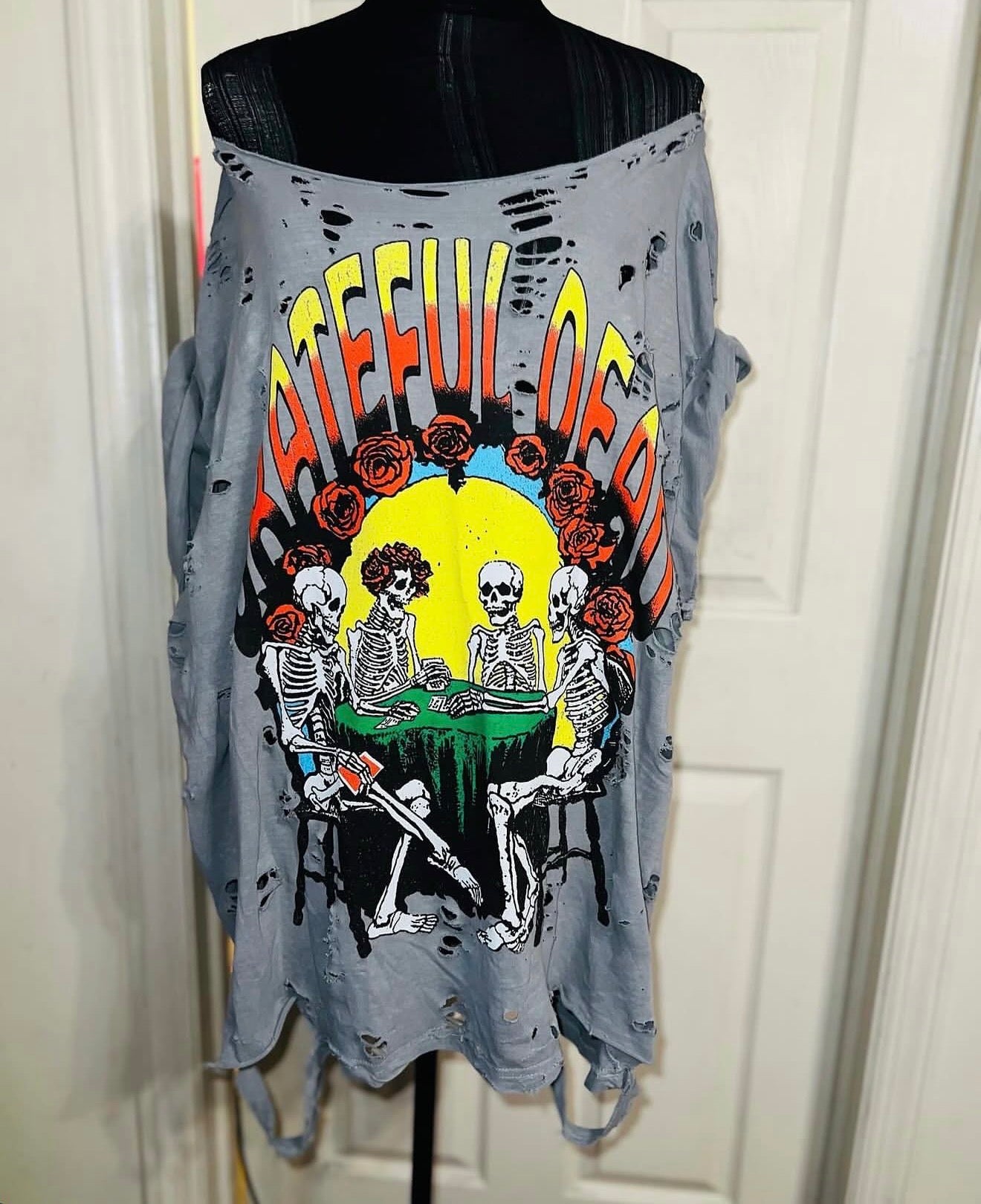 Grateful Dead Oversized Distressed Tee