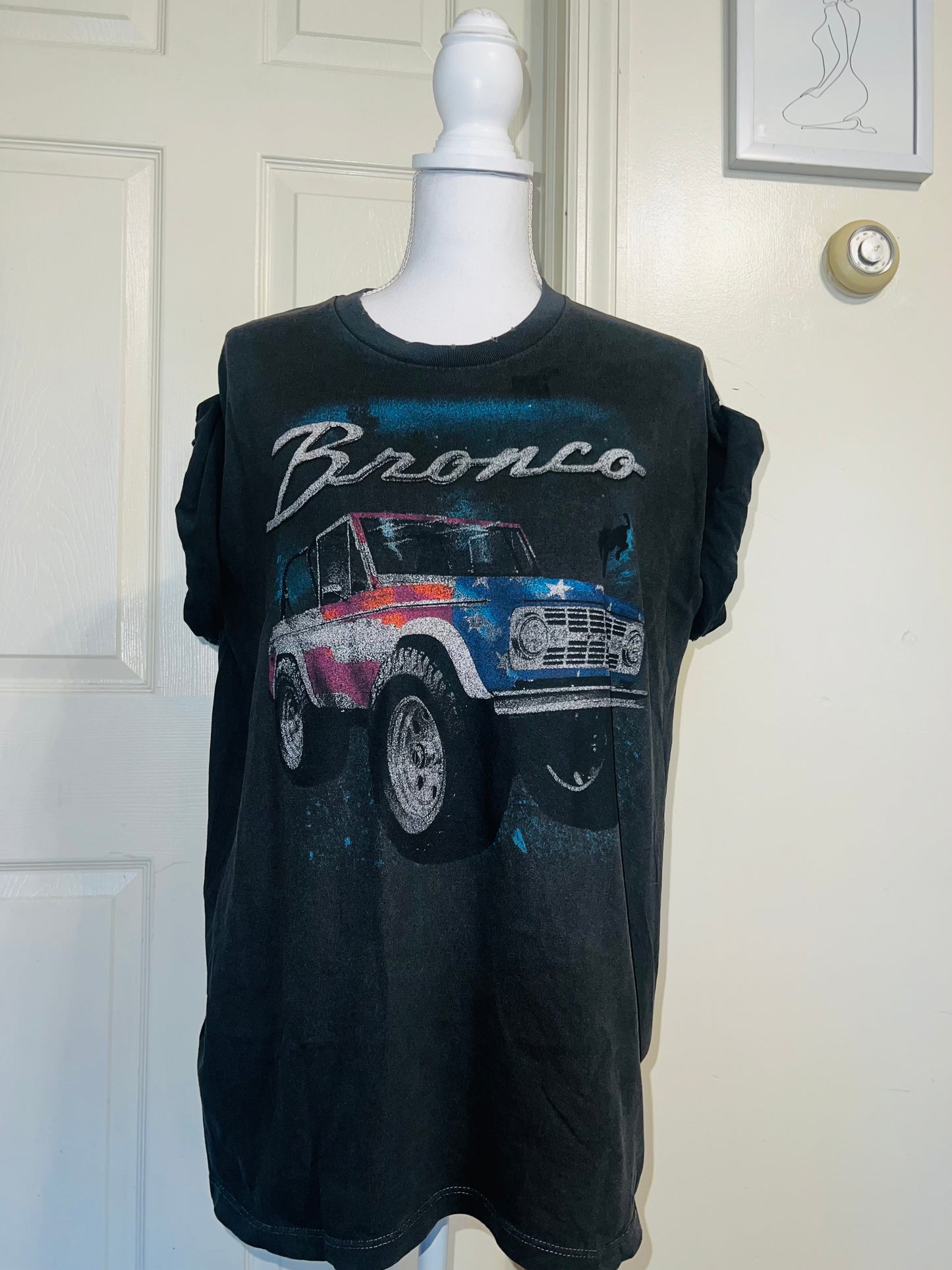 Ford Bronco Oversized Distressed Tee