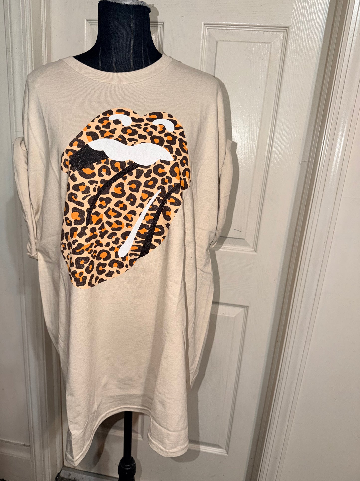 The Rolling Stones Oversized Distressed Tee