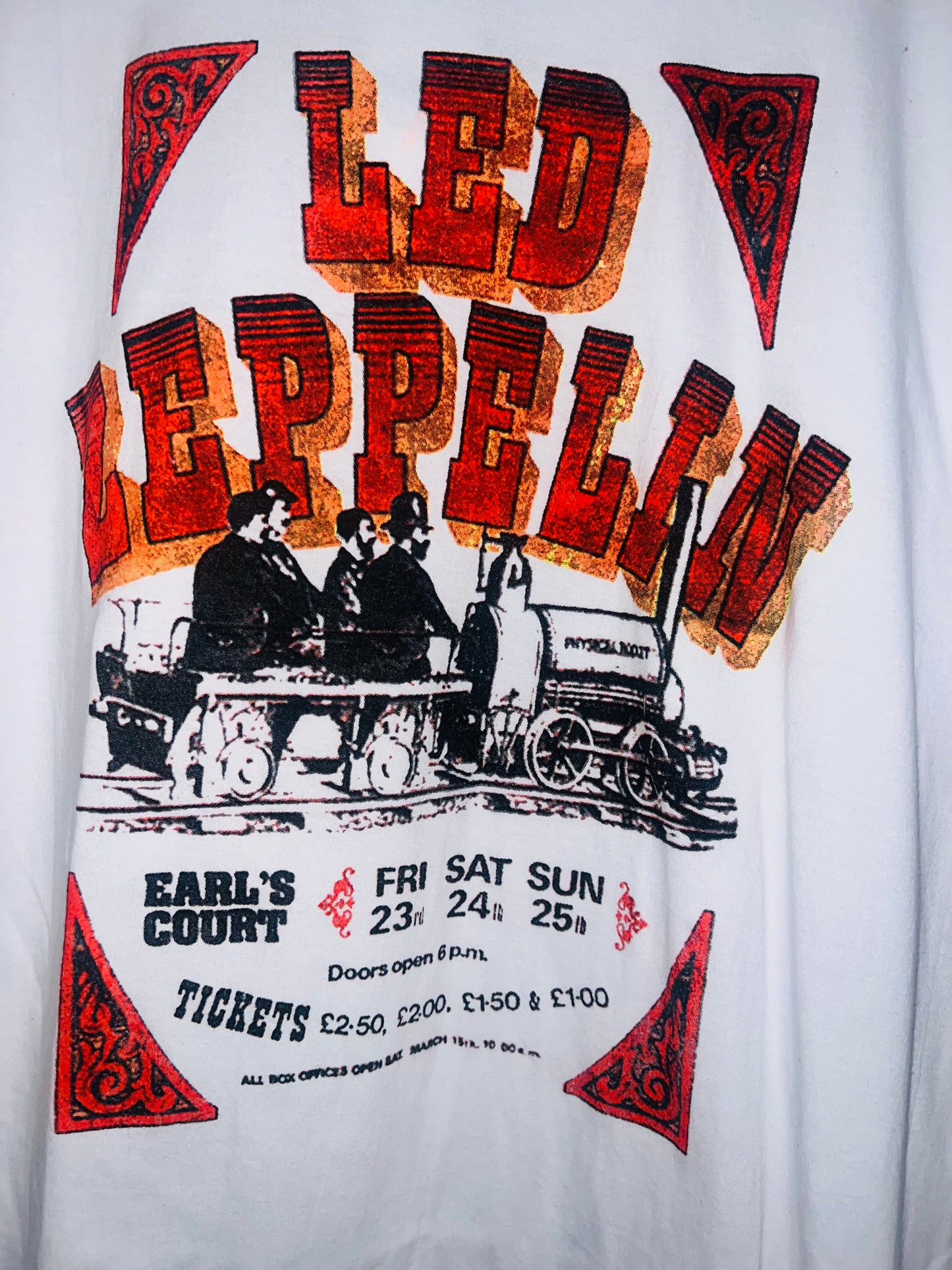 Led Zeppelin Oversized Distressed Tee