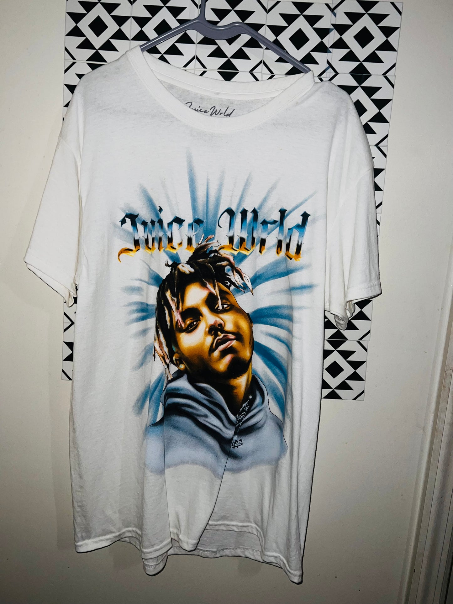 Juice Wrld Oversized Distressed Tee