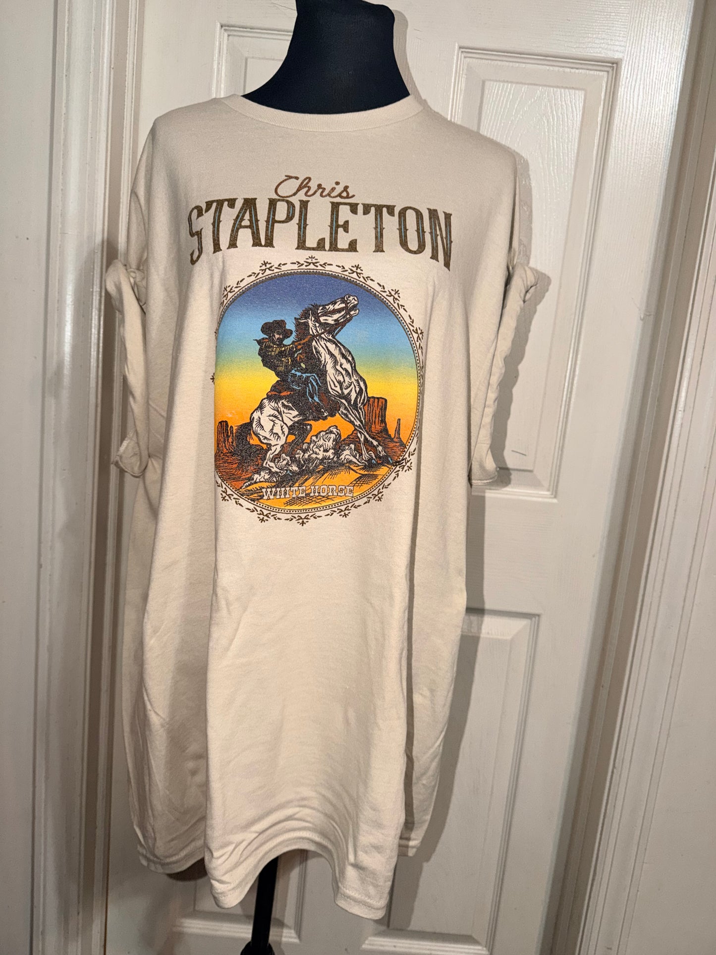 Chris Stapleton Oversized Distressed Tee