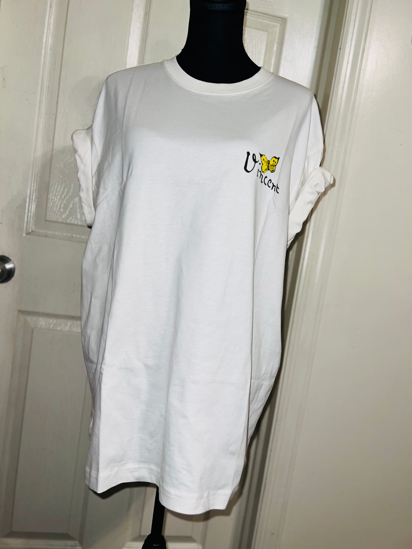 Vincent Van Gogh Double Sided Distressed Tee