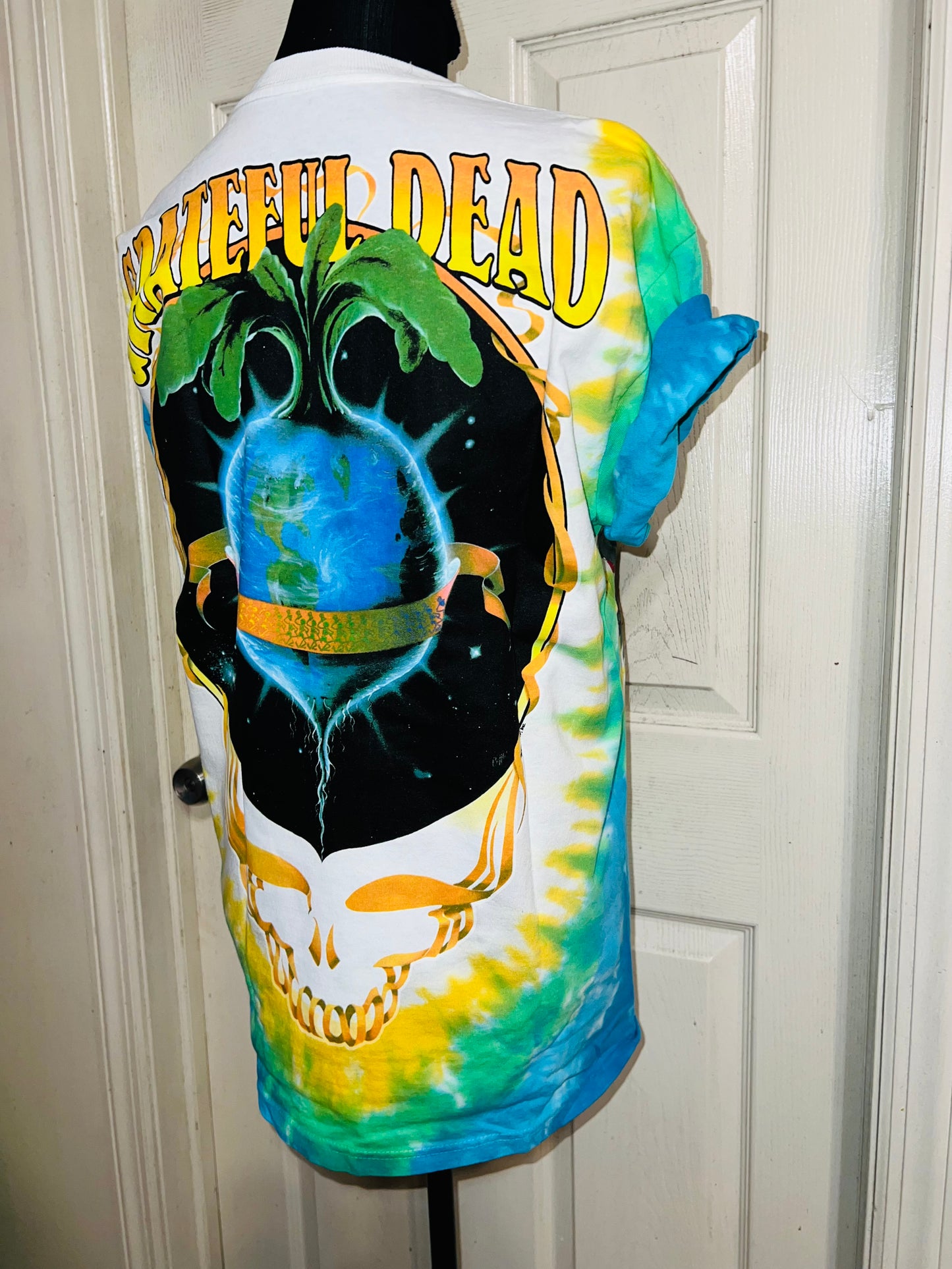 Grateful Dead Keep Green Double Sided Distressed Tee
