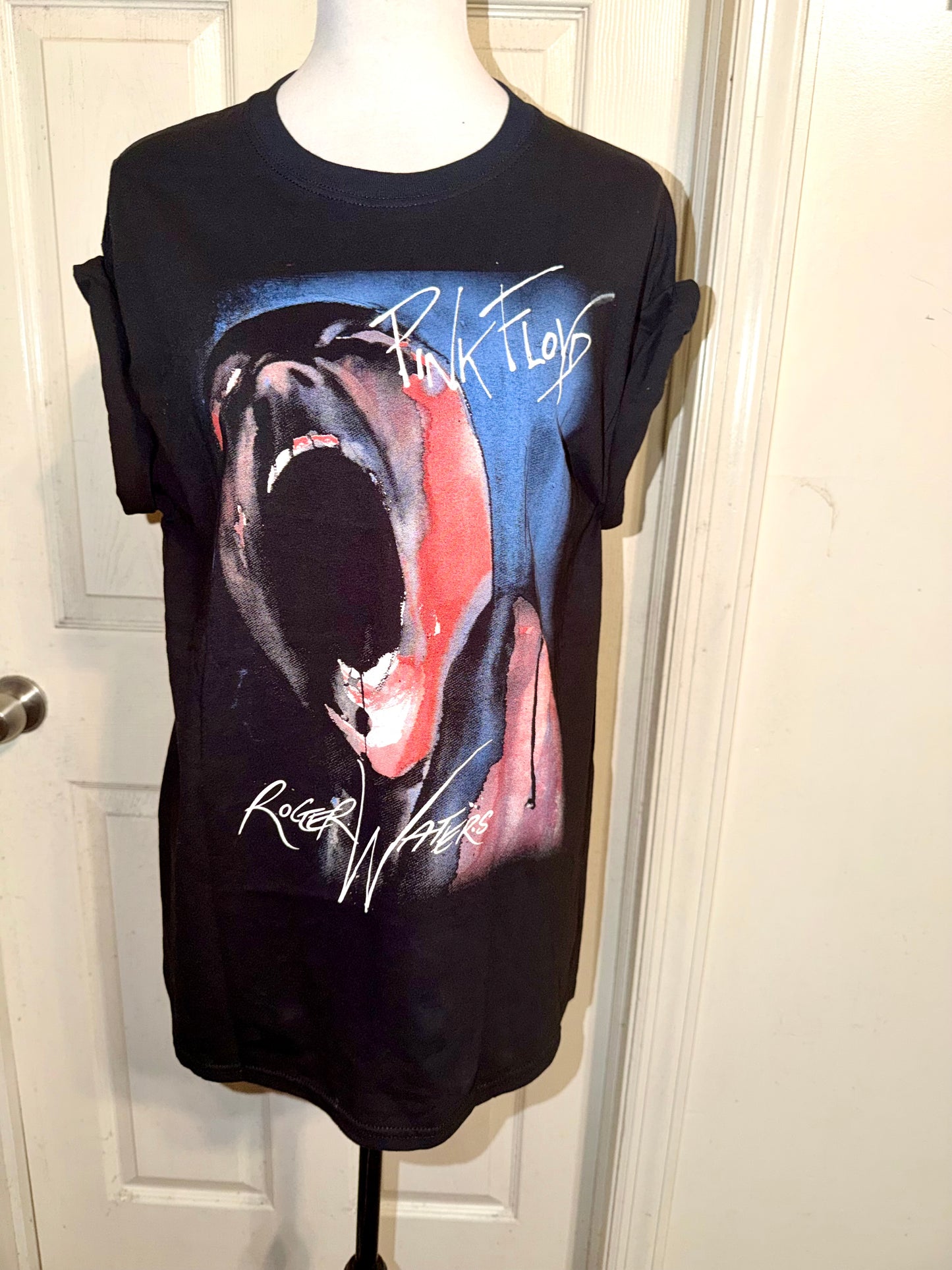 Pink Floyd Roger Waters Oversized Double Sided Distressed Tee
