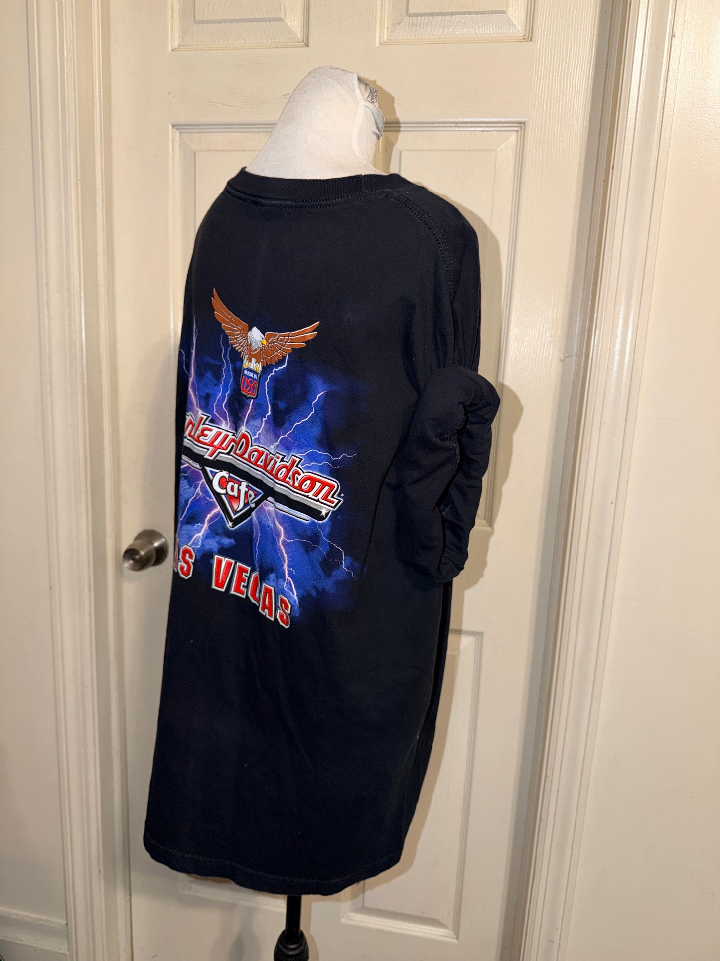 Harley Davidson Vintage Double Sided Oversized Tee