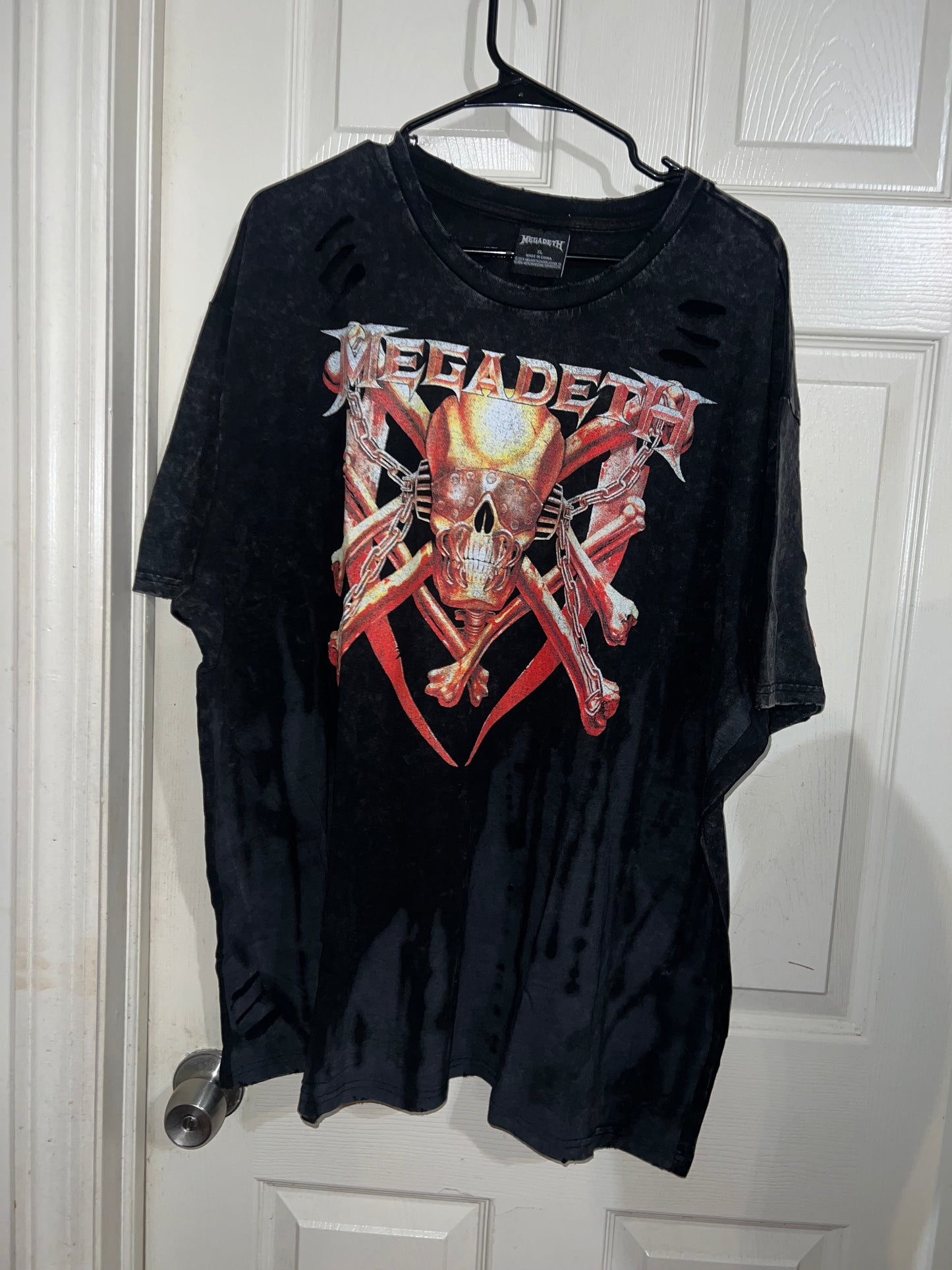 Megadeath Oversized Distressed Tee