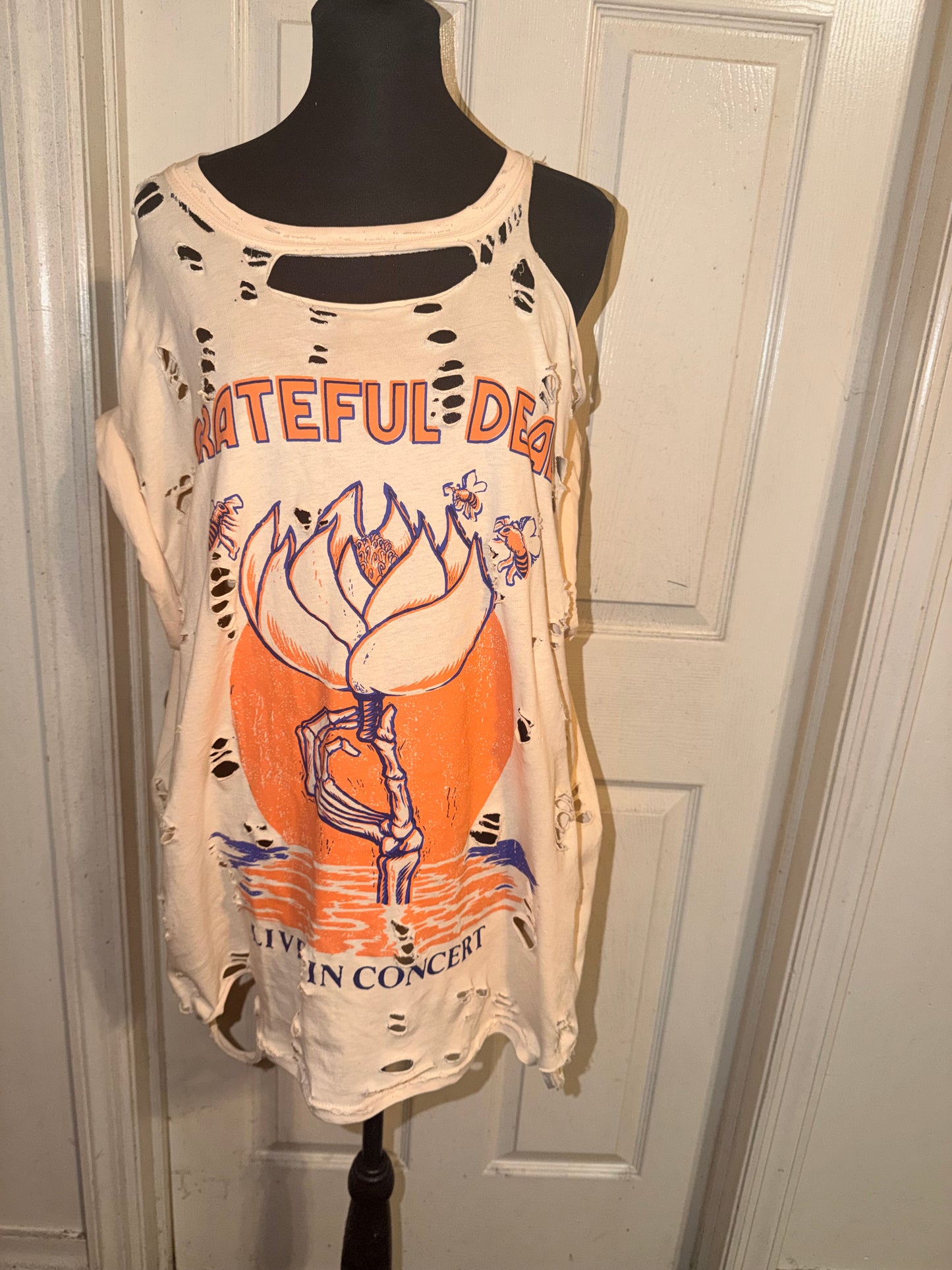 Grateful Dead Oversized Distressed Tee (as is)