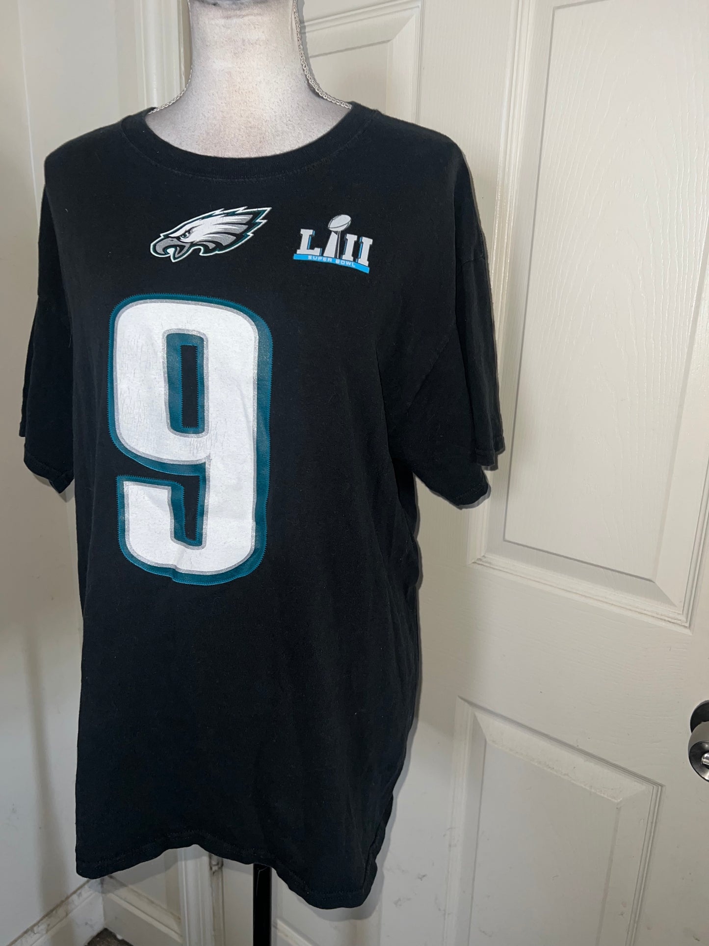 Philadelphia Eagles Nick Foles Super Bowl Distressed Tee