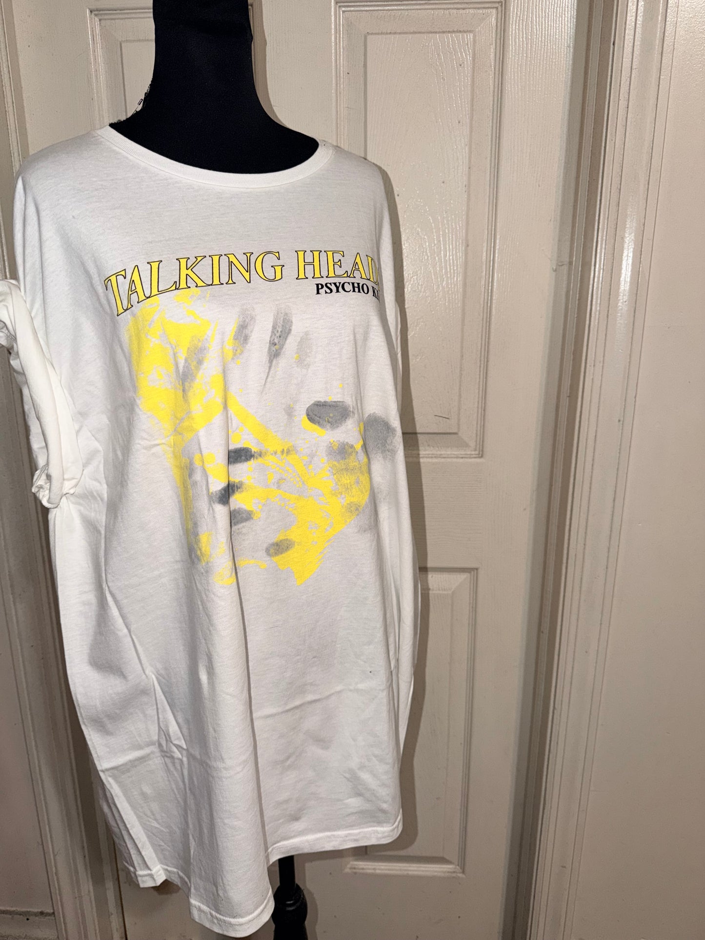 The Talking Heads Oversized Distressed Tee