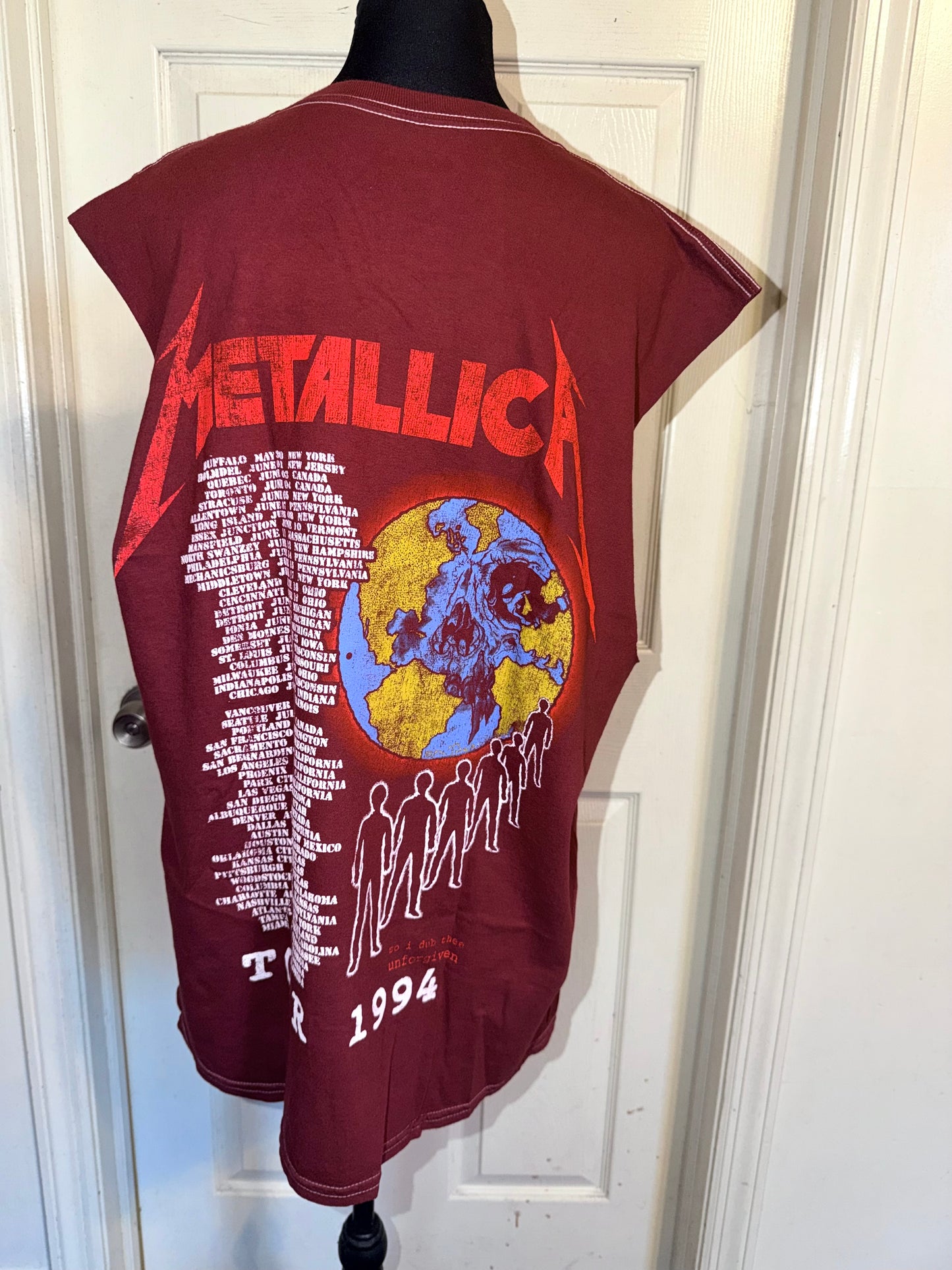 Metallica Oversized Double Sided Tann