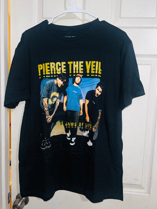 Pierce the Veil Oversized Distressed Tee