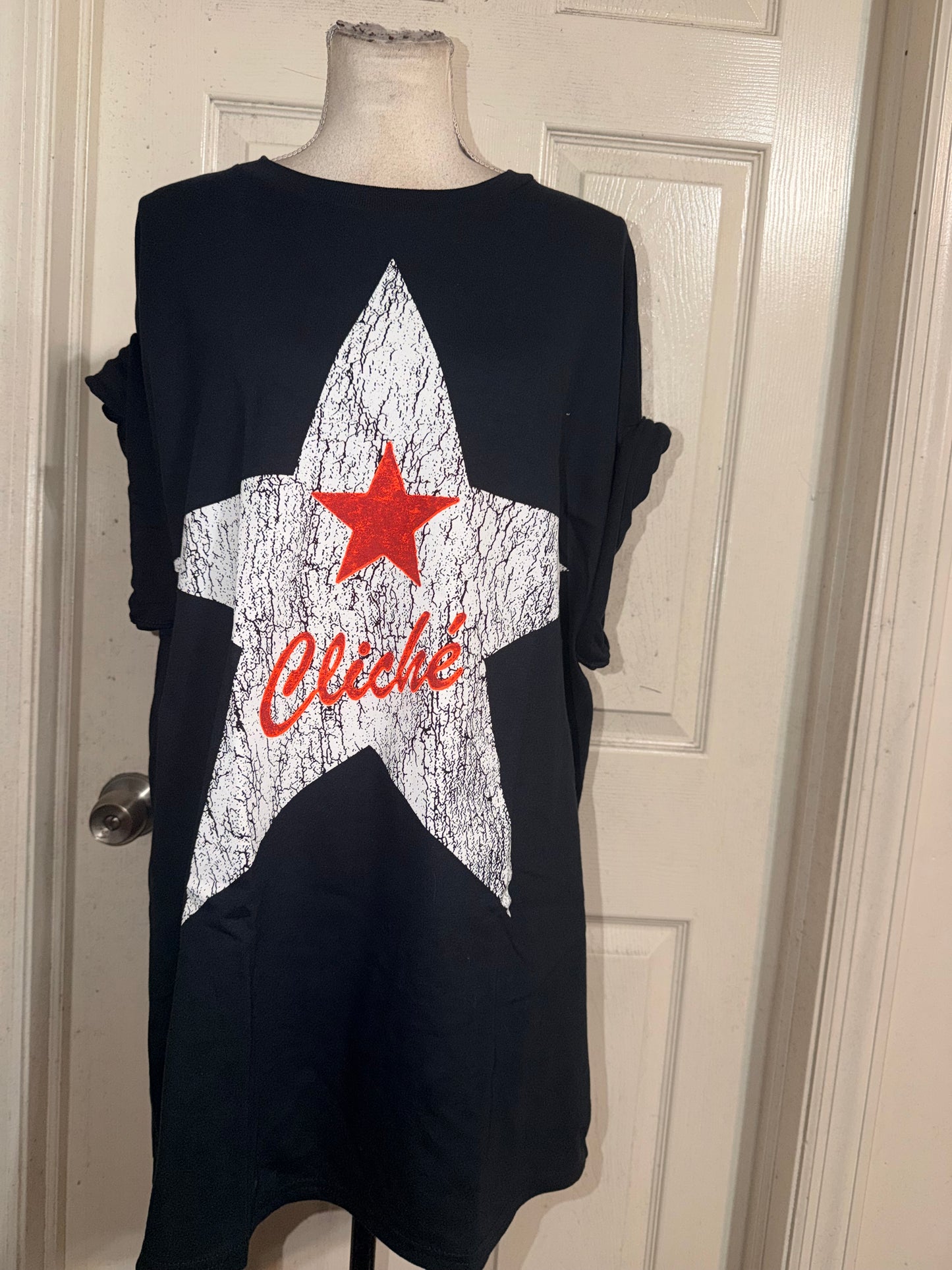 Machine Gun Kelly Double Sided Oversized Distressed Tee