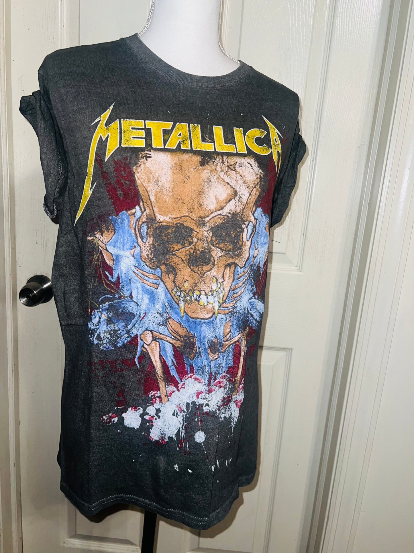 Metallica Oversized Distressed Tee